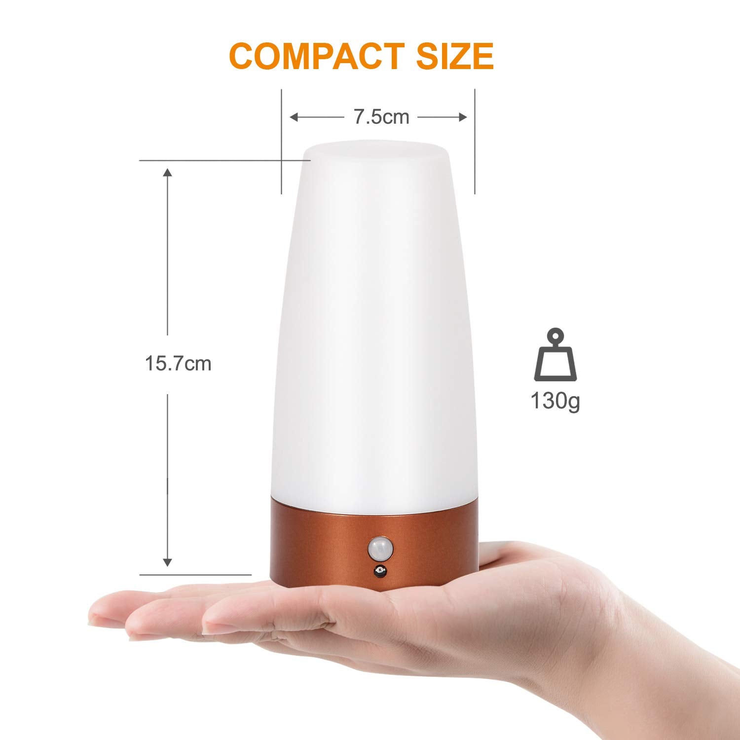 Portable Pir Motion Sensor Retro Led Night Light, Wireless Battery Operated Moving Table Lamp For Kids Room, Nursery, Child Hous