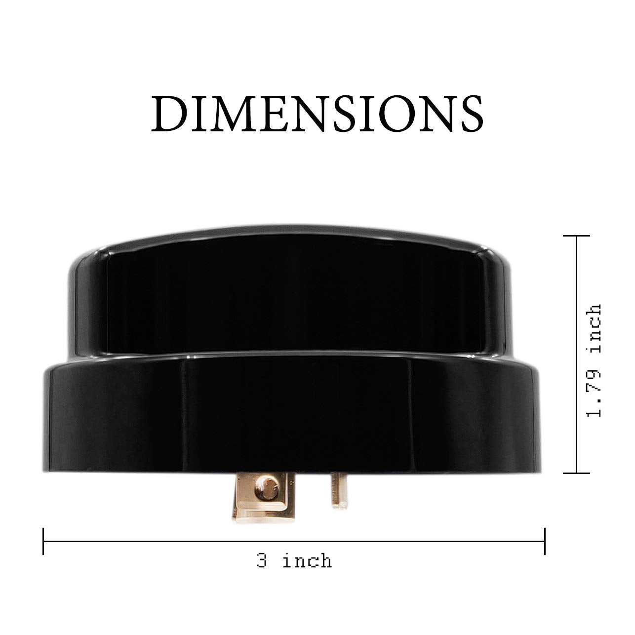 Chiswear Shorting Cap-For3P/5P/7P Twistlock Photocell Receptacle Temporary Protection
