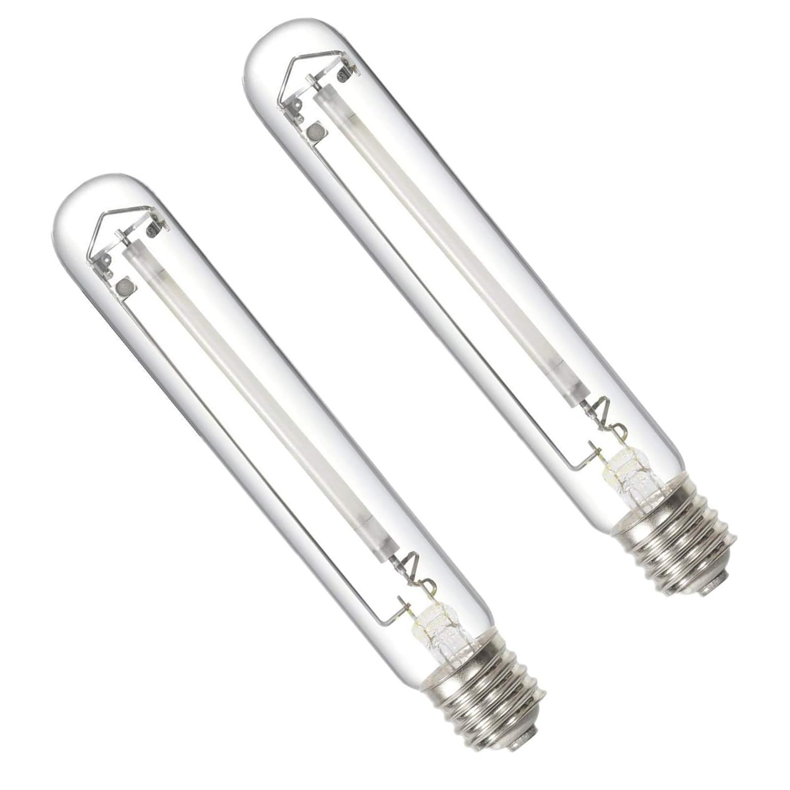 iPower 400W HPS Grow Light Bulb Lamp, 2100K Sodium Bulb, Enhanced Red/Orange Spectrum, 2 Pack, White, Glass