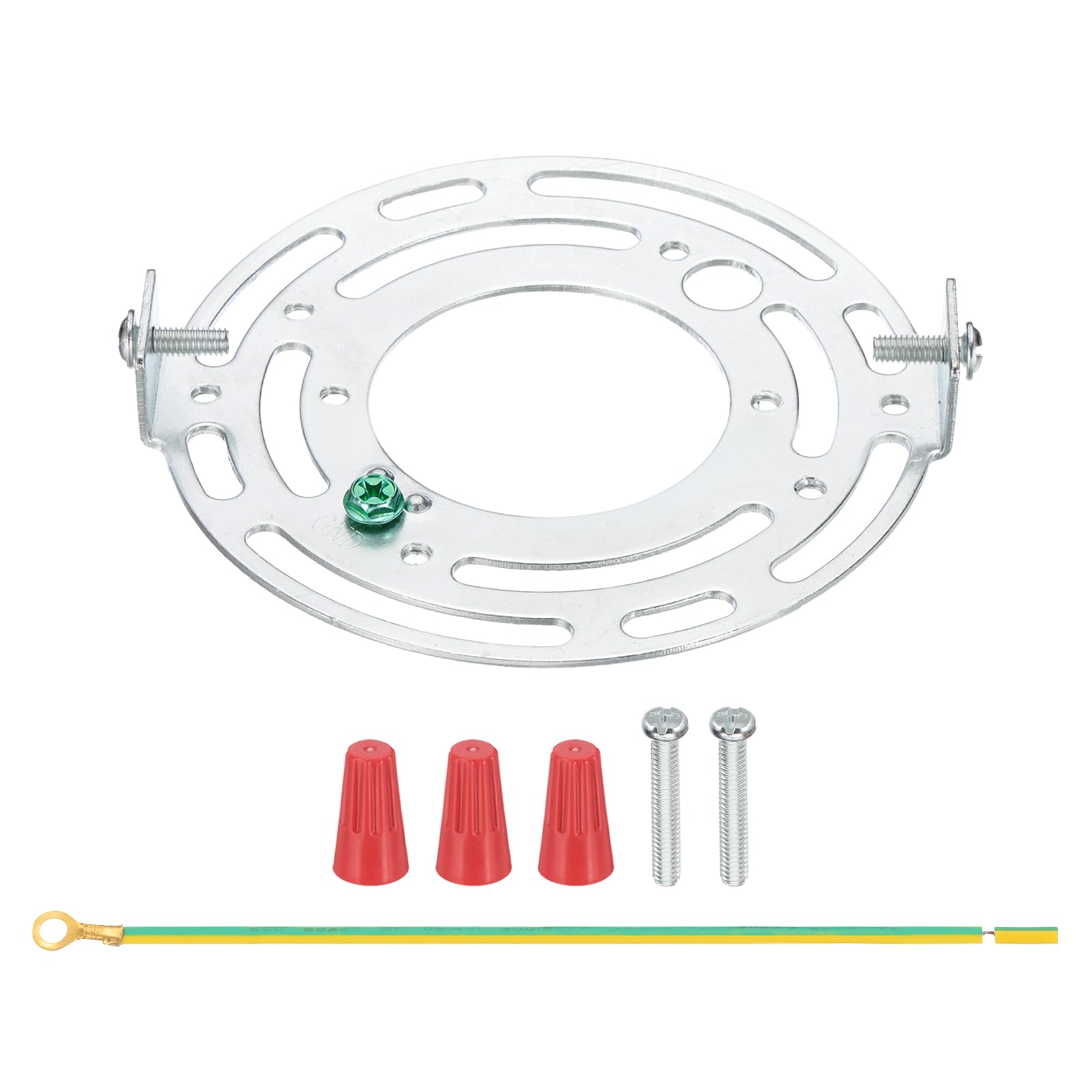 Patikil 105Mm (4.1'') Universal Light Fixture Mounting Bracket Kit, Light Crossbar Round Ceiling Plate With Screw For Wall Light