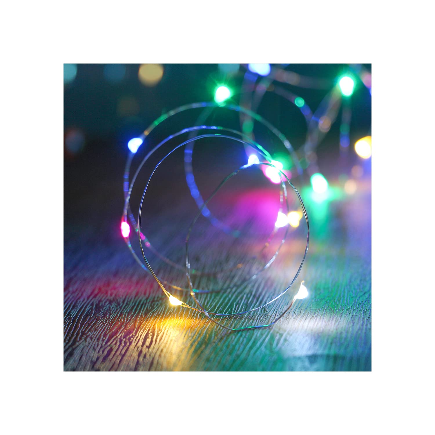 XINKAITE Waterproof LED String Lights - Fairy Starry Lights for Indoor & Outdoor DIY Decoration, Home Parties, Christmas Holiday