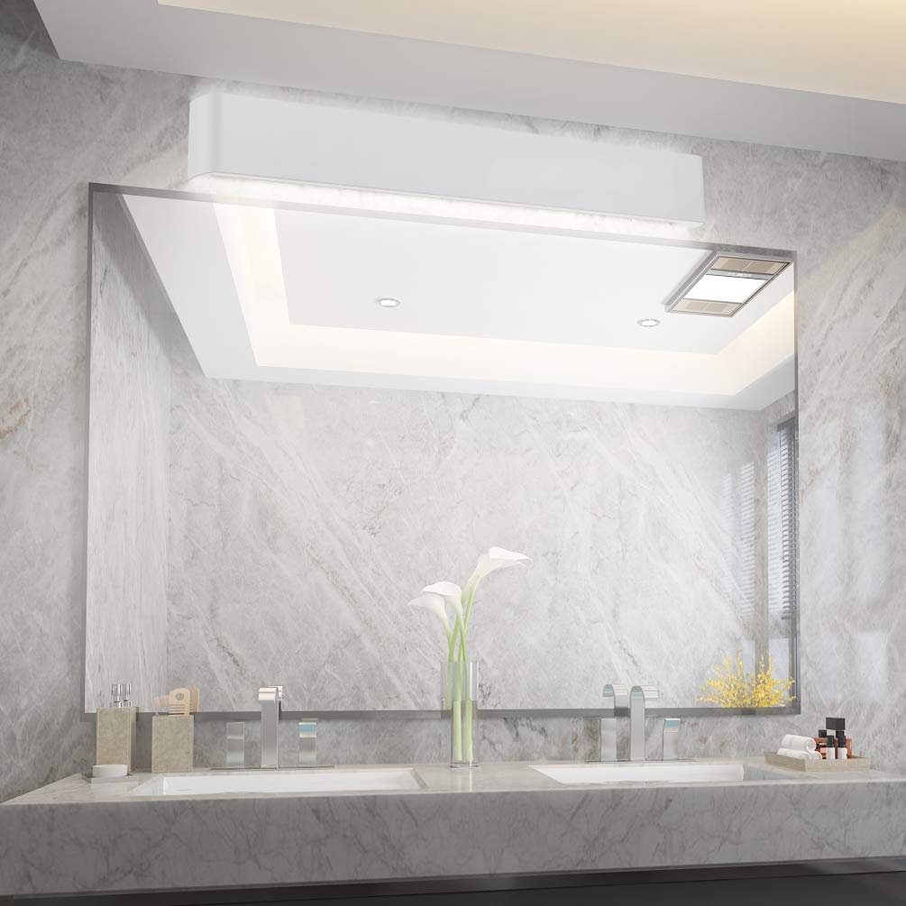 Aipsun 32.6" Modern LED Bathroom Vanity Light Fixture, White Light, Aluminum, Up and Down Lighting, 5000K