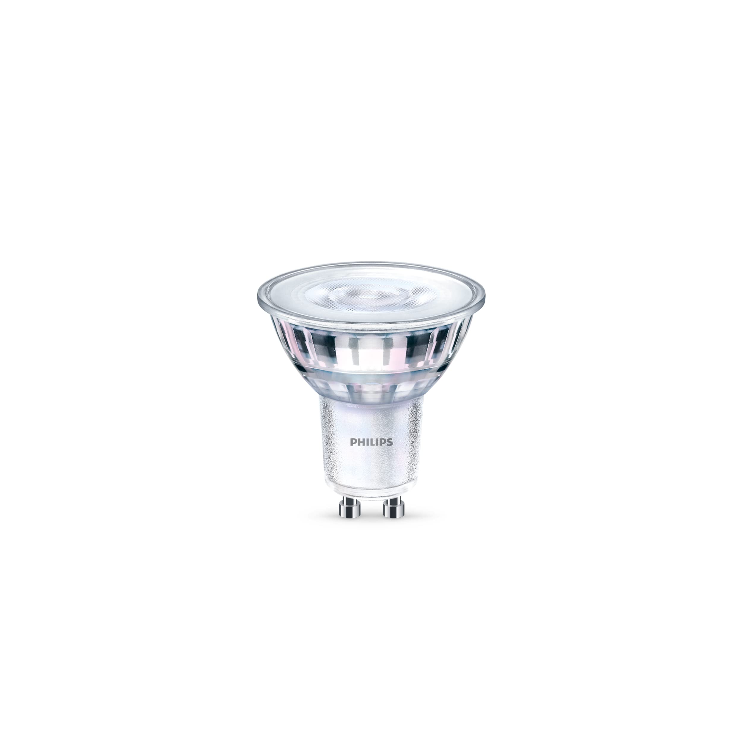 Philips LED MR16 Bulbs, Dimmable, Flicker-Free, 380 Lumen, 4W=50W, T20 Certified, 3 Count, Bright White