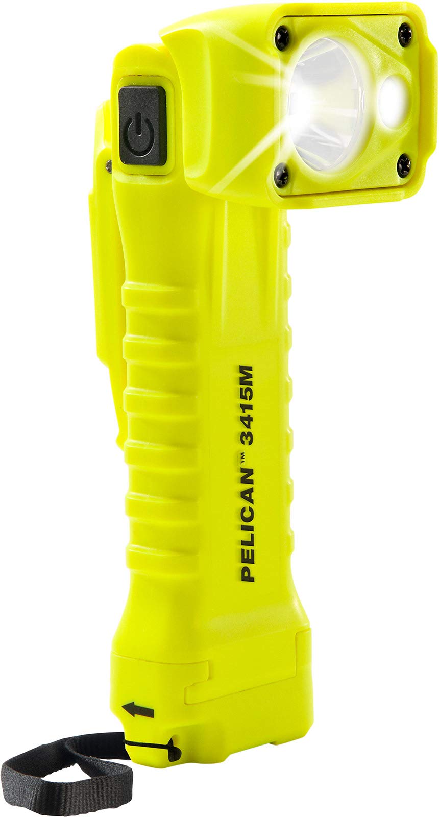 Pelican 3415 Right Angle Led Flashlight - With Magnetic Clip (Yellow)
