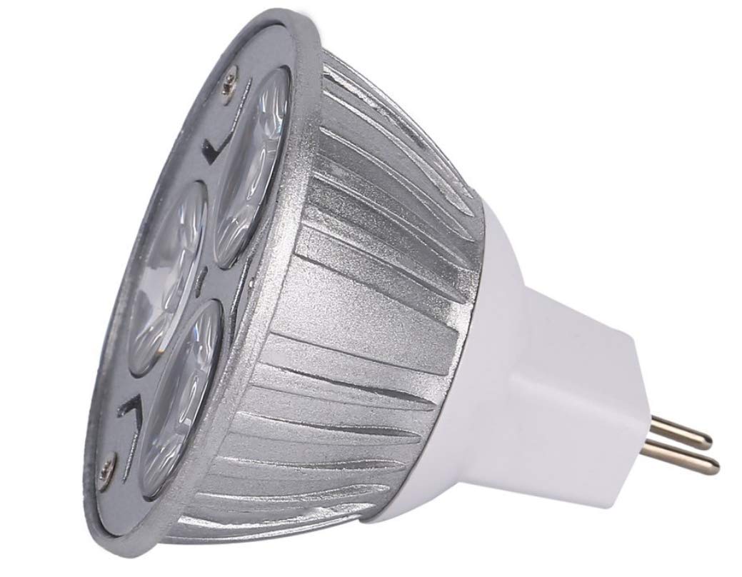 K JINGKELAI MR16 3W LED Bulbs, Warm White 2700K, 60° Beam Angle, 6 Count, Model YZMR16003WW