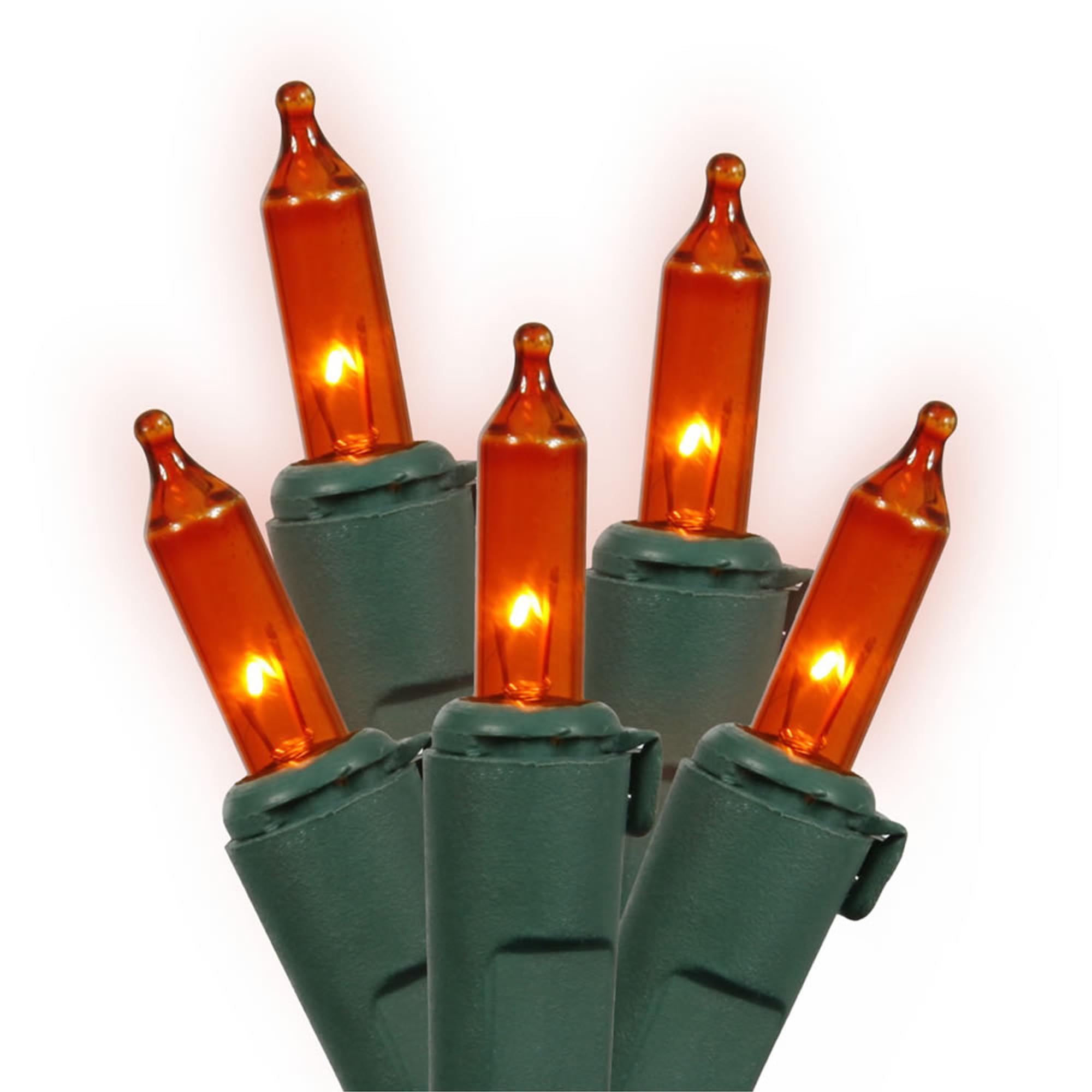 Vickerman W4G1012 Light Sets Amber Light Set with 100 Amber Mini Lights, Large
