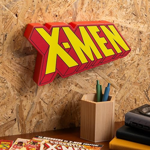 Paladone X-Men Logo Light - Officially Licensed Room Decor - Multicolor - Model 12945 - Plastic Material
