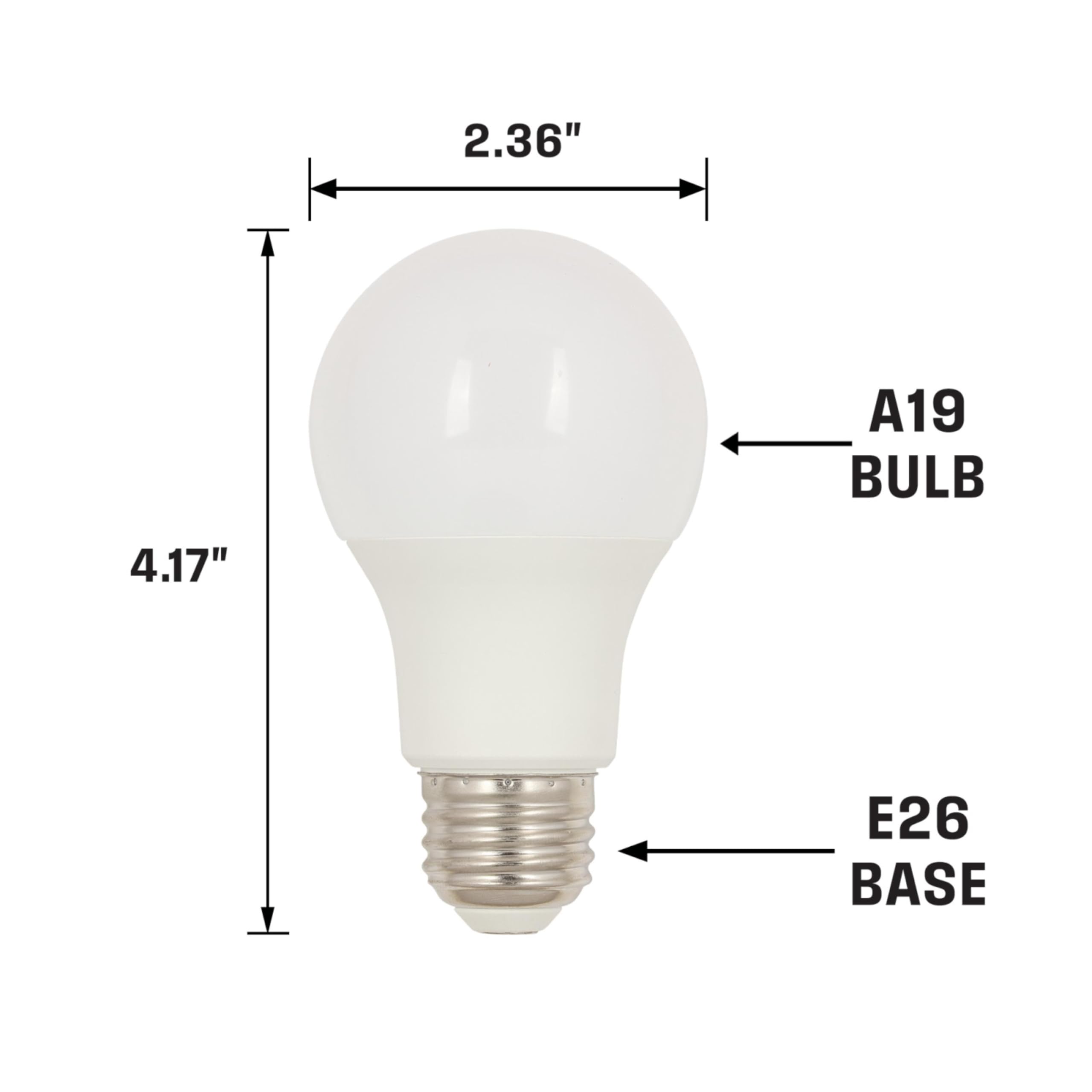 Westinghouse Lighting 5295000 9 Watt (60 Watt Equivalent) A19 Bright White Led Light Bulb, Medium Base