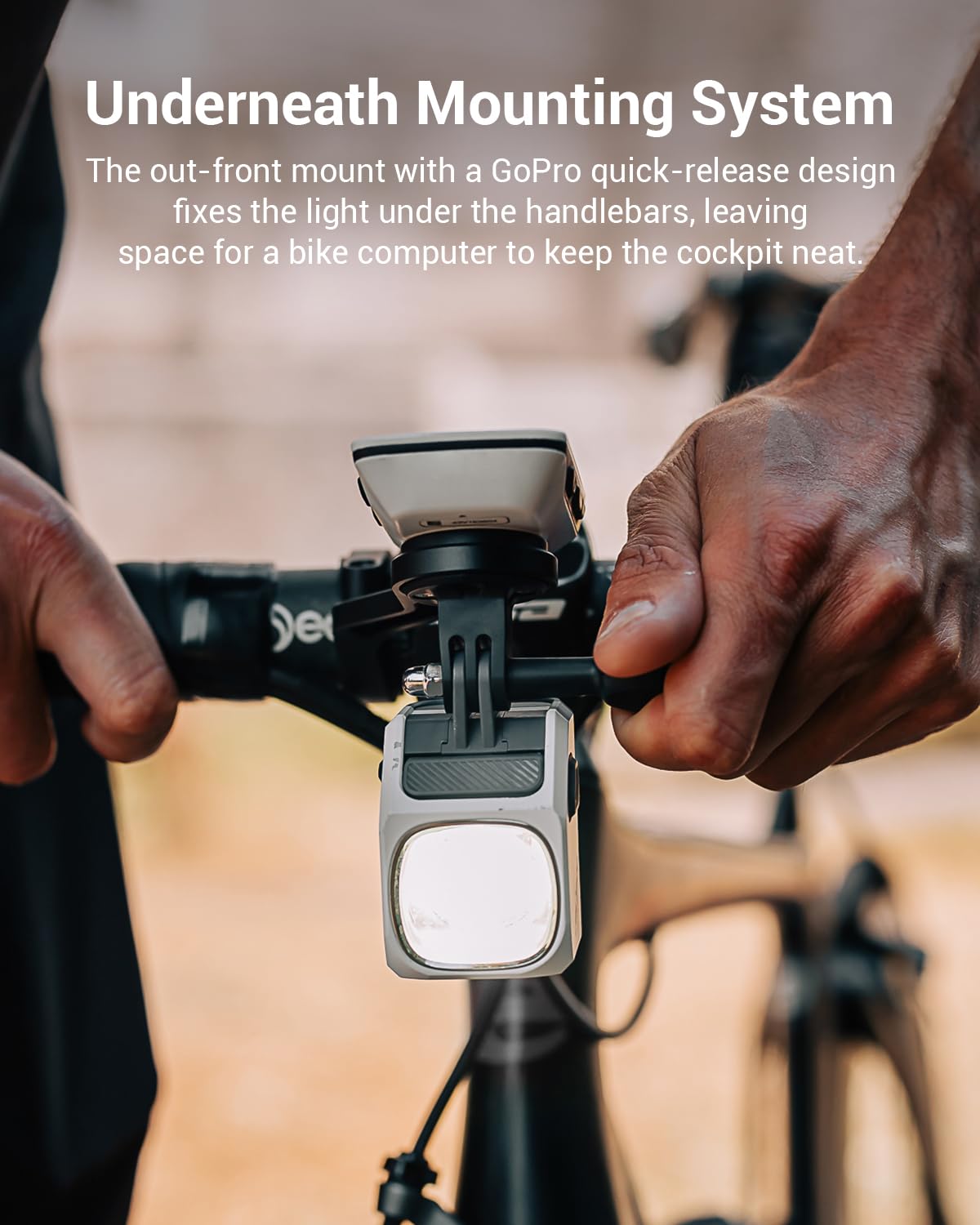 Magicshine Evo 1700 Underneath Mounted Bike Lights For Night Riding,Usb-C Rechargeable Bike Headlight, Ipx 6 Waterproof Bike Fro