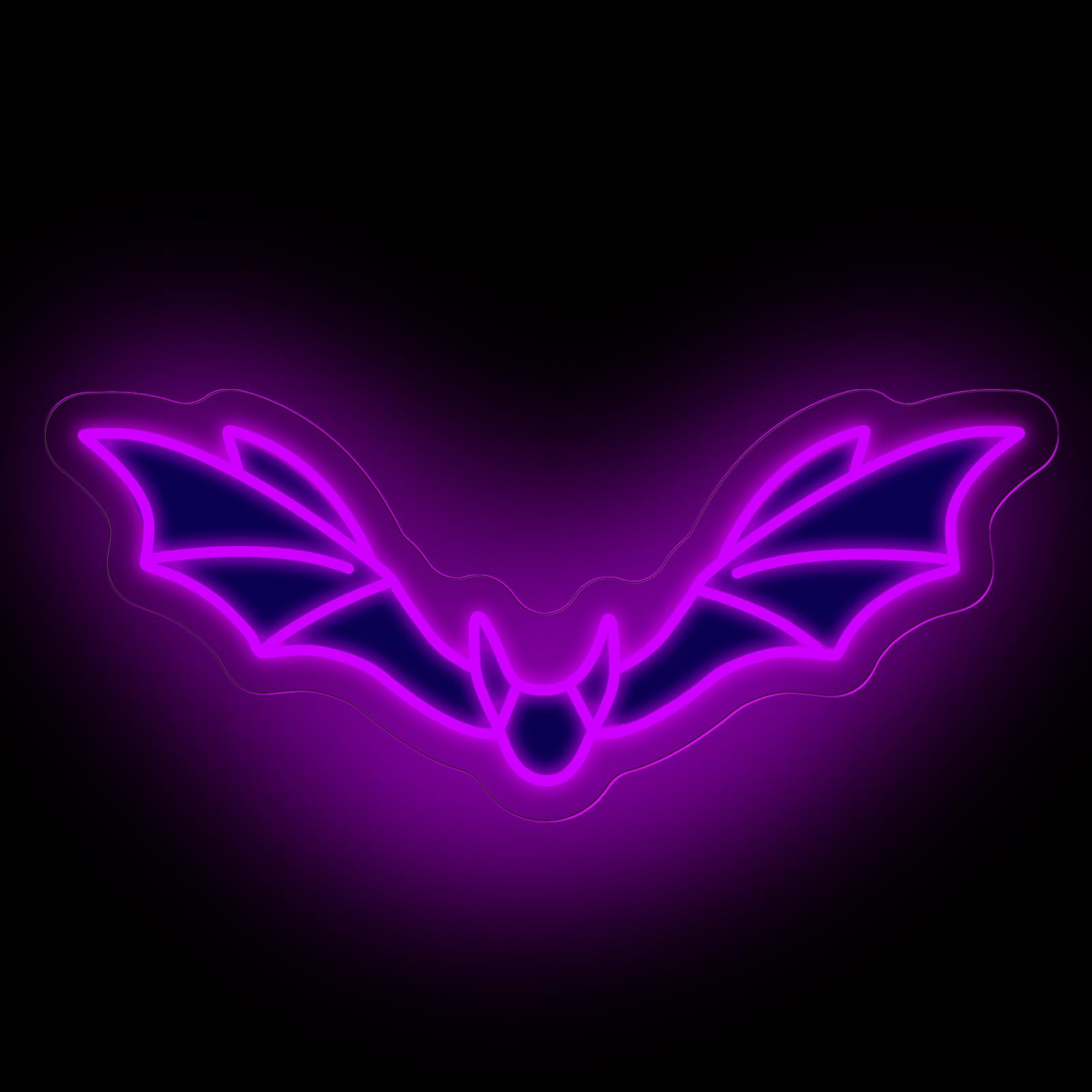 Bat Neon Sign  Halloween Bats Decor  Horror Bedroom Dorm Wall Decoration  Bat Lovers Gift  Gothic Home Wall Room Decor  Red  15.7X6.9