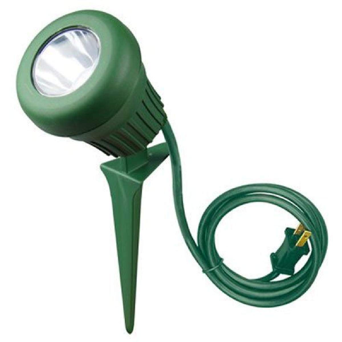 Woods 60-Watt Weather Resistant Light, Green, Model 0434, Durable Fixture, 200 Lumen, 1-Pack
