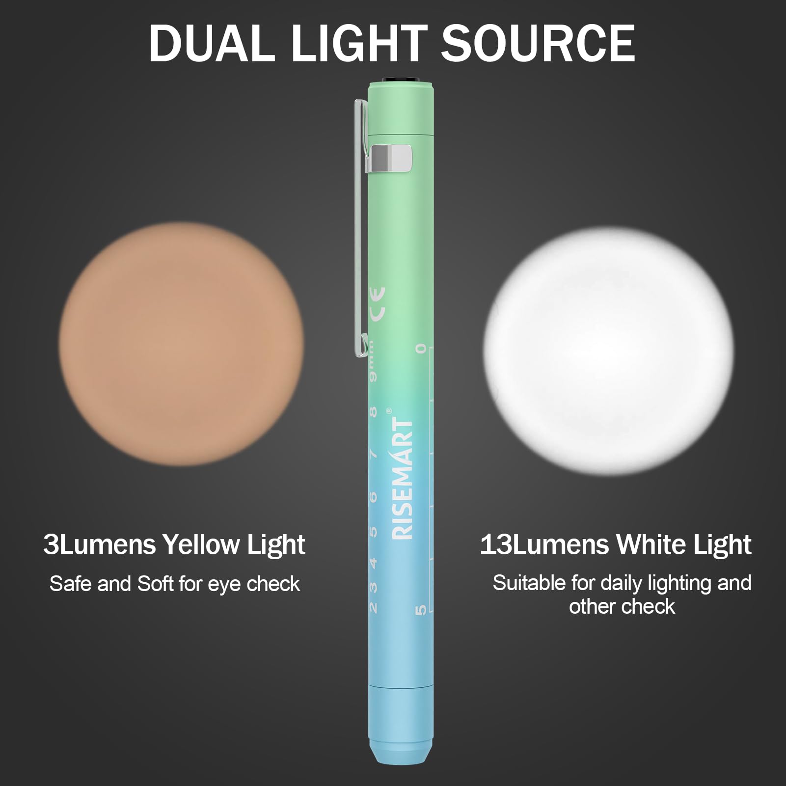 Rechargeable Pen Light For Nurses And Doctors - Led Medical Penlight With Usb Charging, Dual Light Modes, Durable Clip - Great G