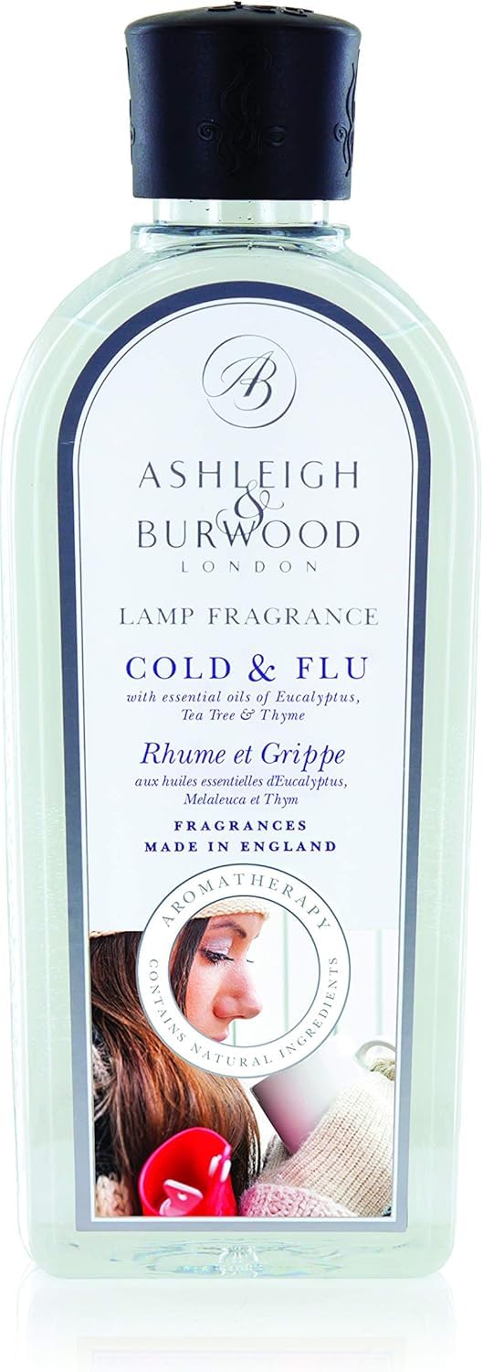 Ashleigh & Burwood Essential Oil Blend - Cold & Flu Lamp Fragrance, 500 Ml, Pfl952
