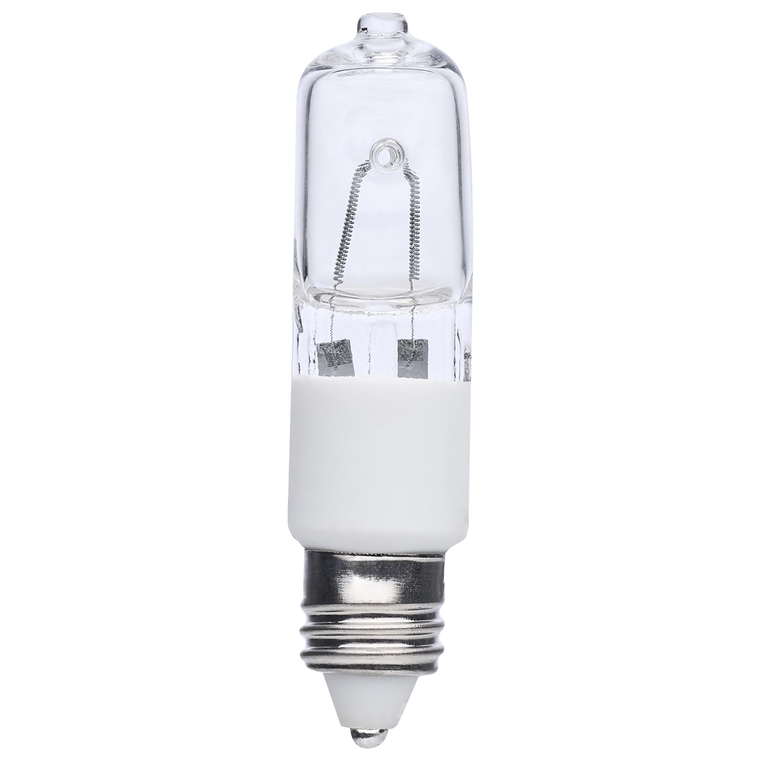 Satco S3107 120V 100-Watt T4 E11 Base Light Bulb, Clear