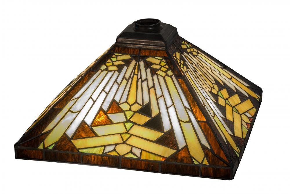 Meyda Tiffany Nuevo Mission Shade, Metal, 14 sq. in., Model 98208, Color: 6.8875