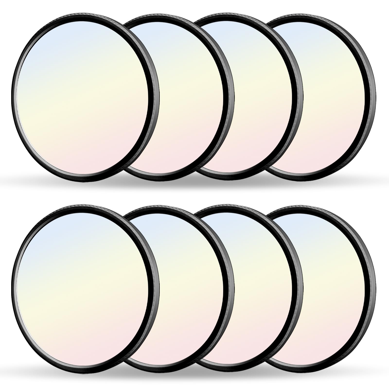 hunhun 8 Pack 3200lm LED Flush Mount Ceiling Light 12 Inch,5CCT Adjustable, Super Slim 0.87 inch led Ceiling Light Fixture for B