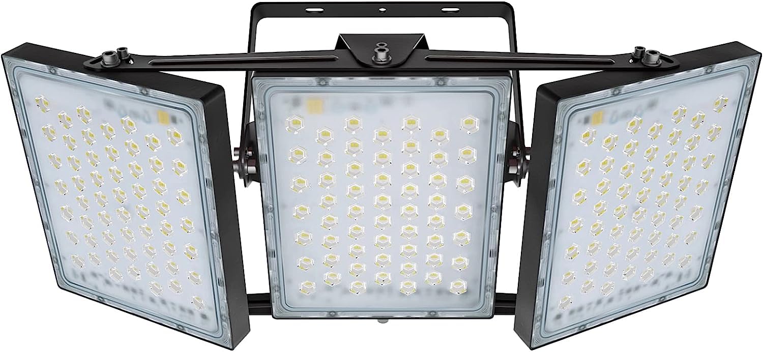 Stasun 300W Led Flood Light, 30000Lm, Ip66 Waterproof, 3000K Warm White, 3