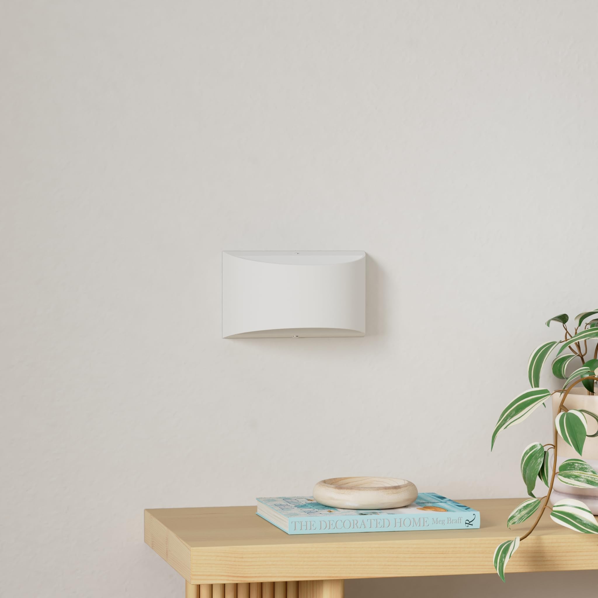 Trlife Modern Led Wall Sconces, Remote Control Dimmable And Adjustable Color Temperature 3000K~6000K Aluminum 12W Hardwired 120V