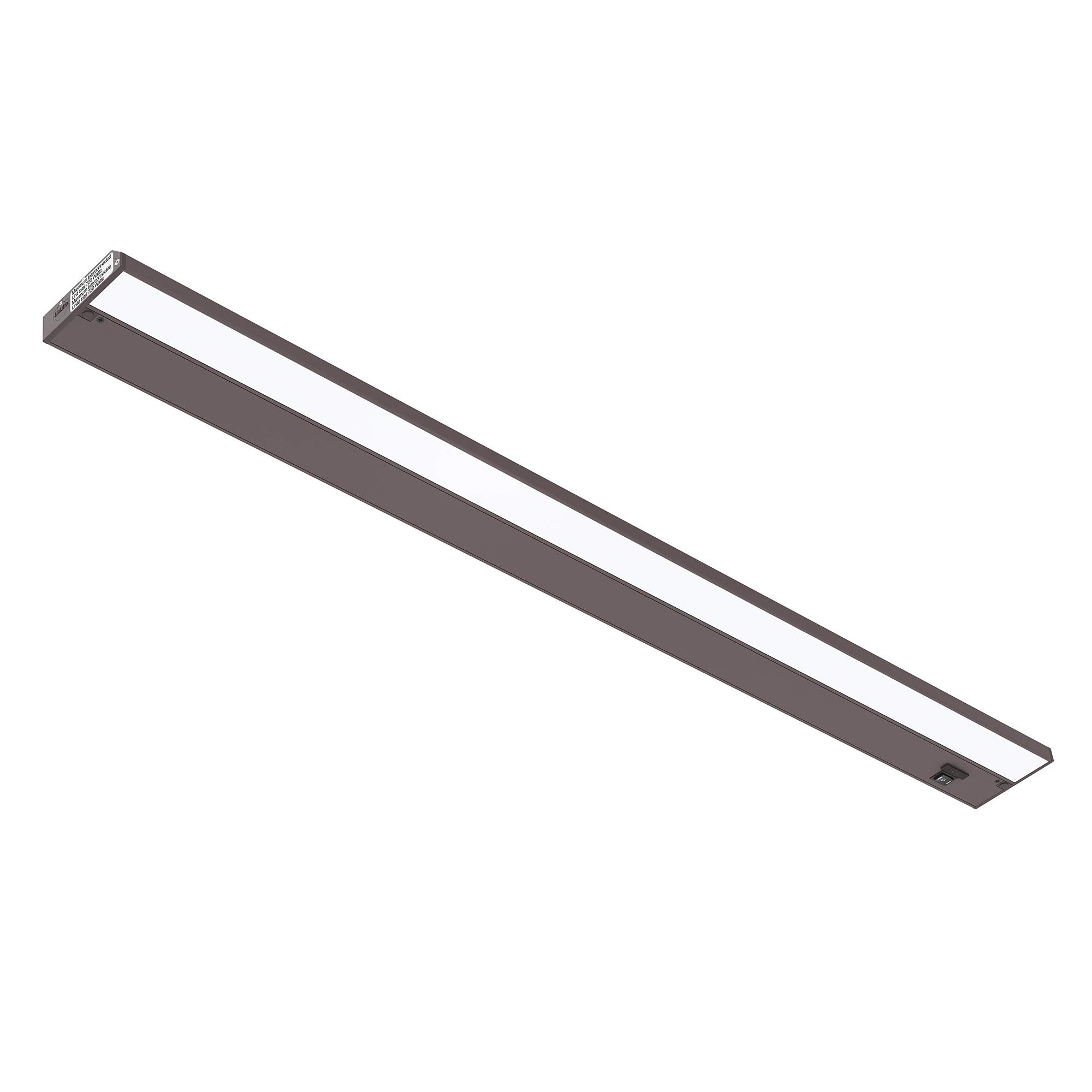 GETINLIGHT LED Under Cabinet Lighting, Dimmable, 40-inch, Bronze Finish, 3 Color Levels 2700K/3000K/4000K, Model IN-0210