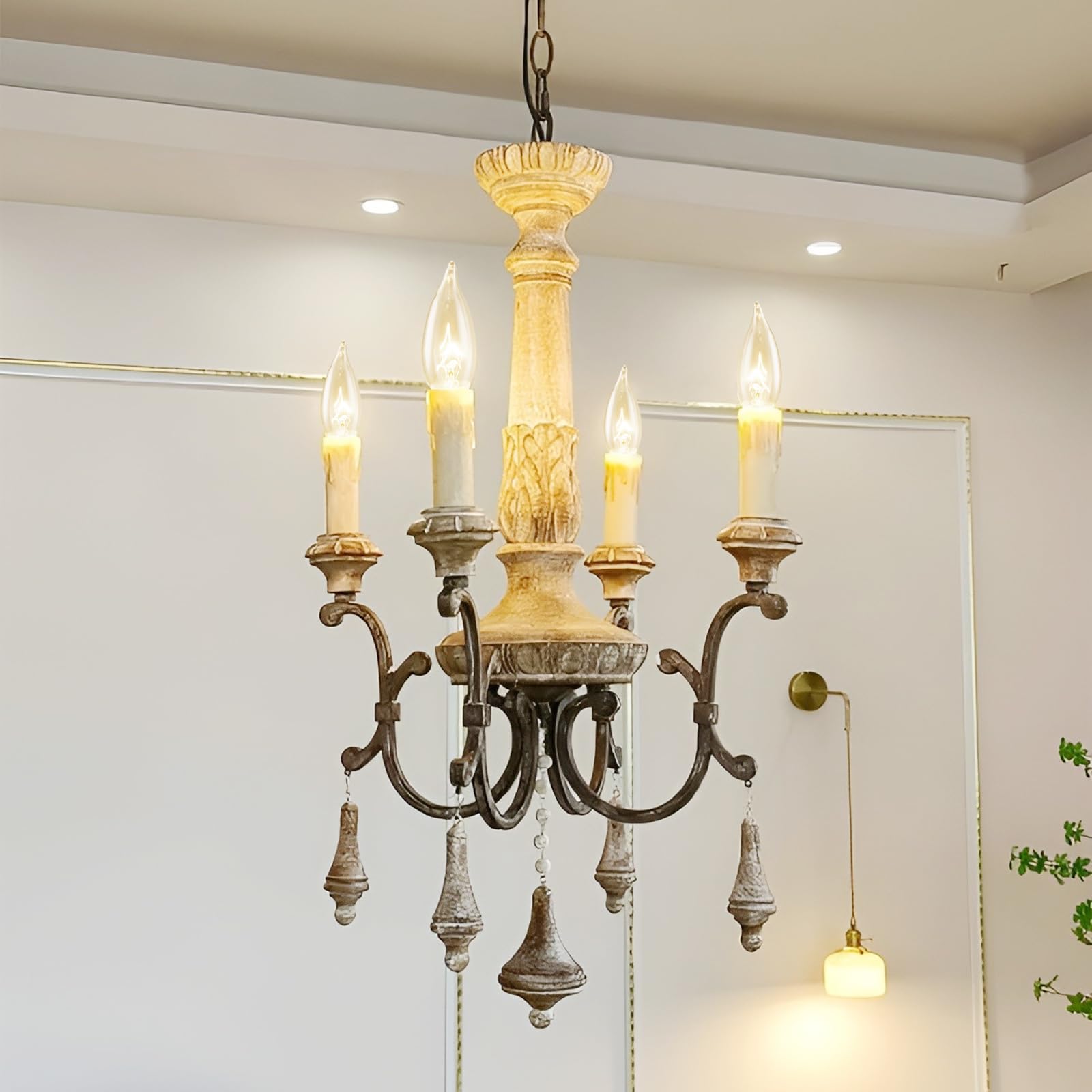 Linmifo 12-Pack E12 B10 Clear Candelabra Base Bulb, 40W 120V Incandescent Candle Light Bulbs Dimmable Chandelier Light Bulbs For Pendants Or Outdoor, Ceiling Fan, Fireplace, Wall Sconces (40, Watts)