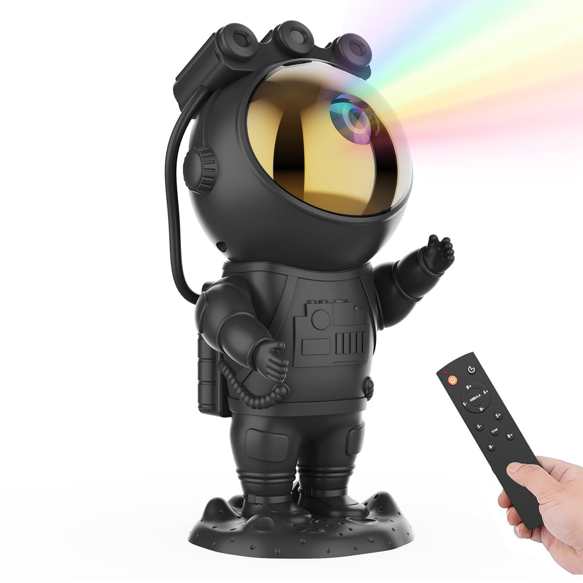 Astronaut Star Projector Galaxy Night Light, Space Projector, Starry Nebula Ceiling LED Lamp, with Timer and Remote Control, Kid