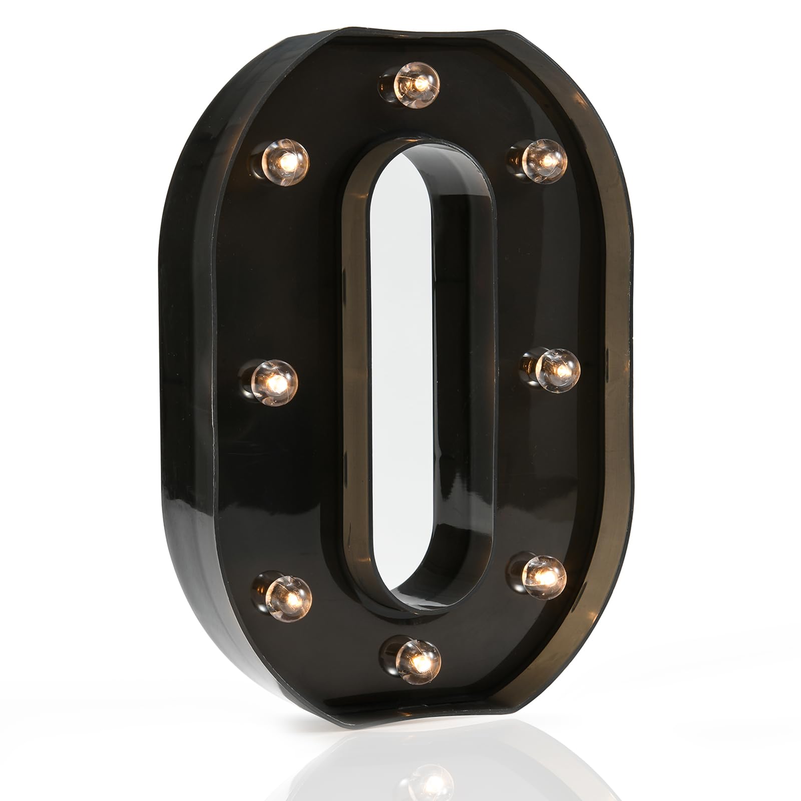 Light Up Black Alphabet Marquee Number Sign Led Marquee Number Lights Sign For Night Light Home Bar Christmas Lamp Birthday Party Wedding Decoration 0