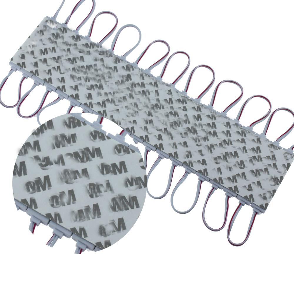 Rextin Super Bright 200Pcs 3 Led Module Red 5050 Smd 66-72Lm Each Module Waterproof Decorative Light For Letter Sign Advertising