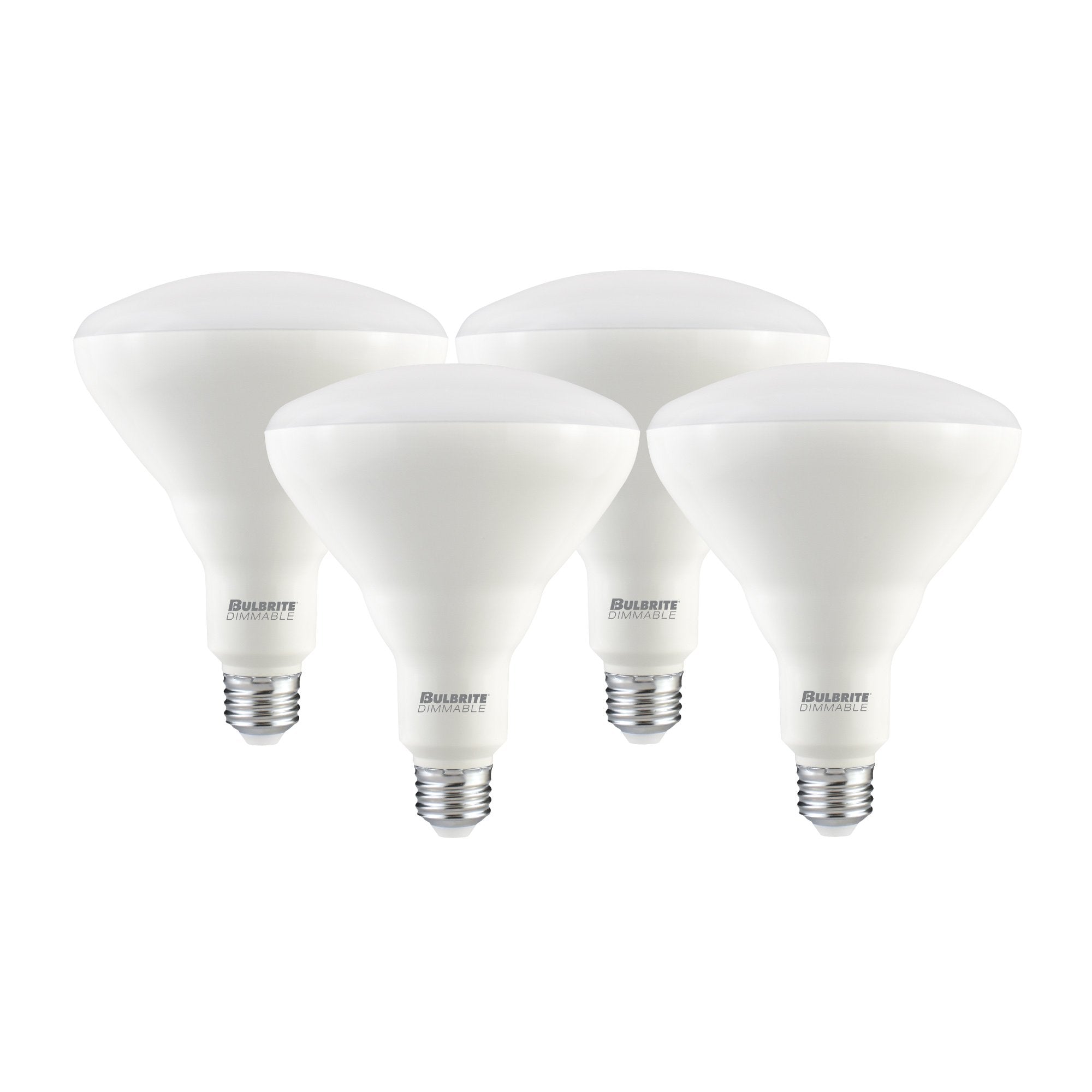 Bulbrite Led Br40 Dimmable Medium Screw Base (E26) Light Bulb, 85-Watt Equivalent, 2700K, 4 Piece