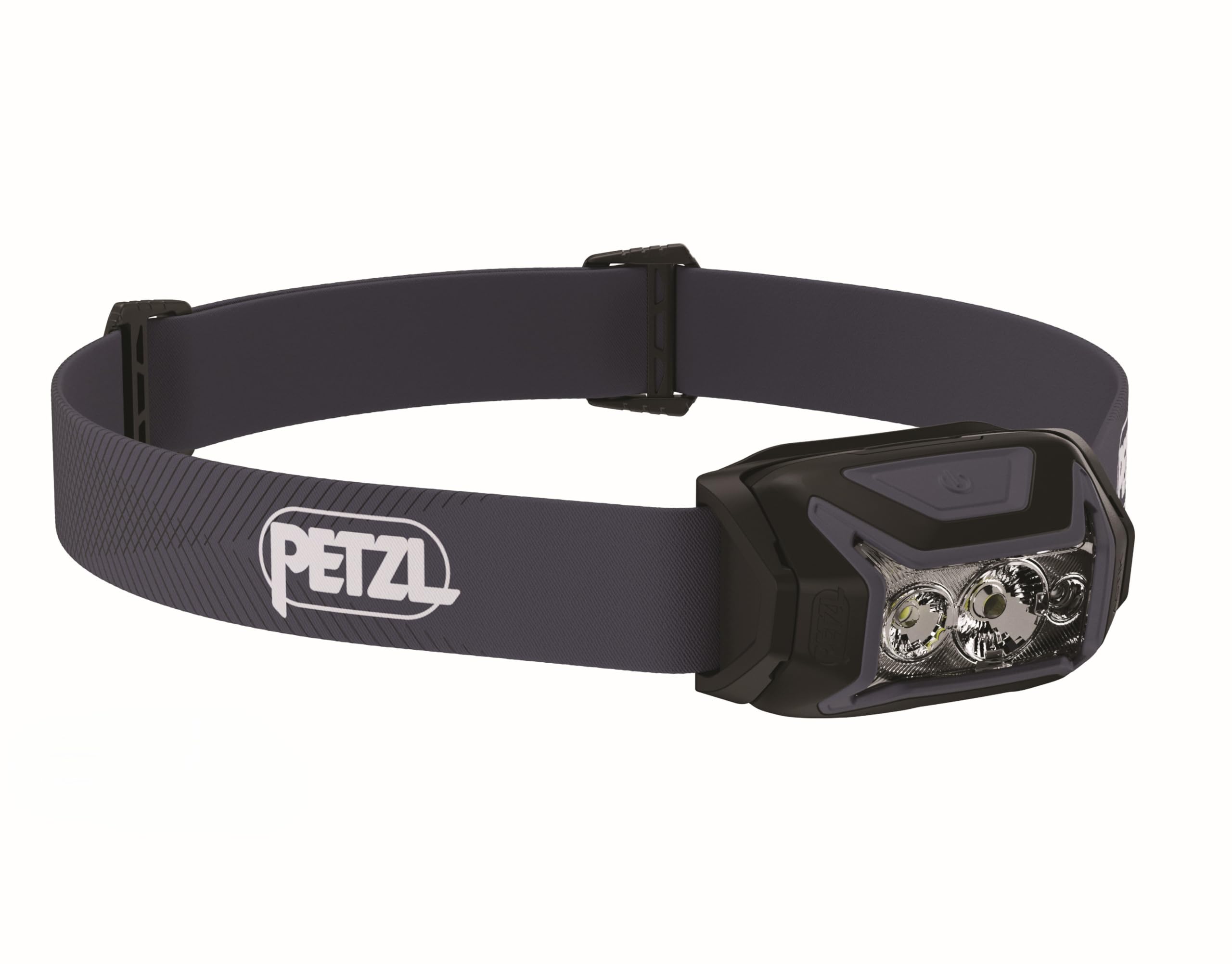 PETZL ACTIK Headlamp - Powerful 450 Lumen Light with Red Lighting, for Hiking, Climbing, Running, and Camping - Black