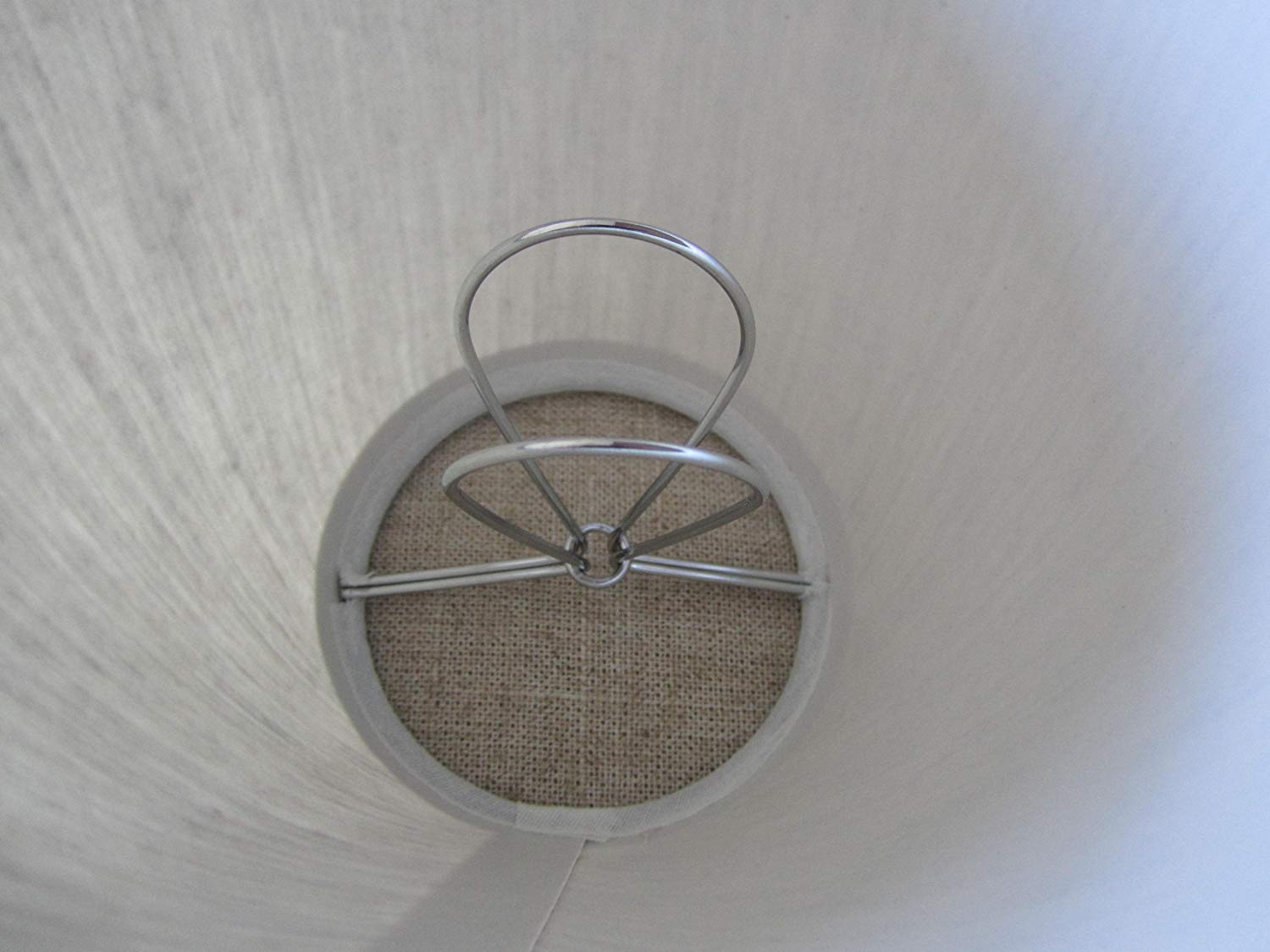 Urbanest Chandelier Pure Linen Shade, Oatmeal, 3'' X 6'' X 5'', Clip On