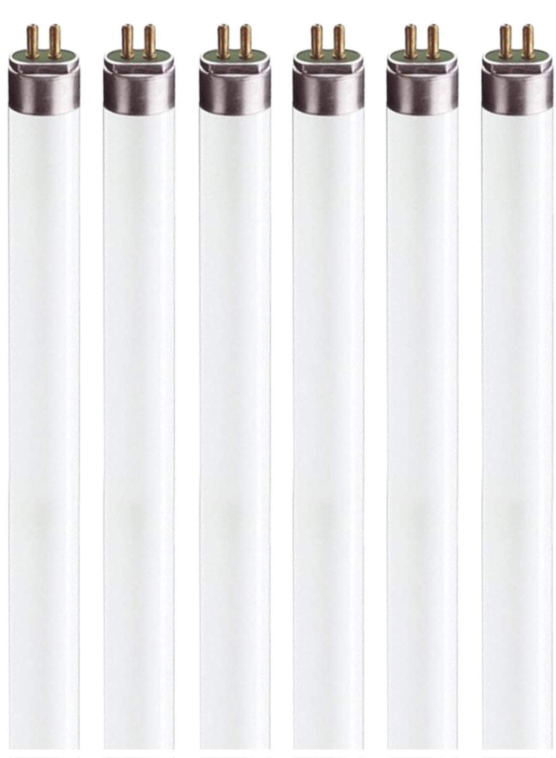 Circle (6 Pack) F13T5/CW - T5 Fluorescent 4100K Cool White - 21 Linear - 13 Watt T5 - Under The Counter Light Bulbs