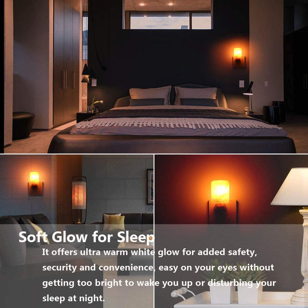 9-Pack,7 Watt Salt Lamps And Night Light Replacement Bulbs, Crystal Clear Glass,C7/7 Watt/120 V/45 Lumen,E12 Candelabra Base Long Life Bulbs