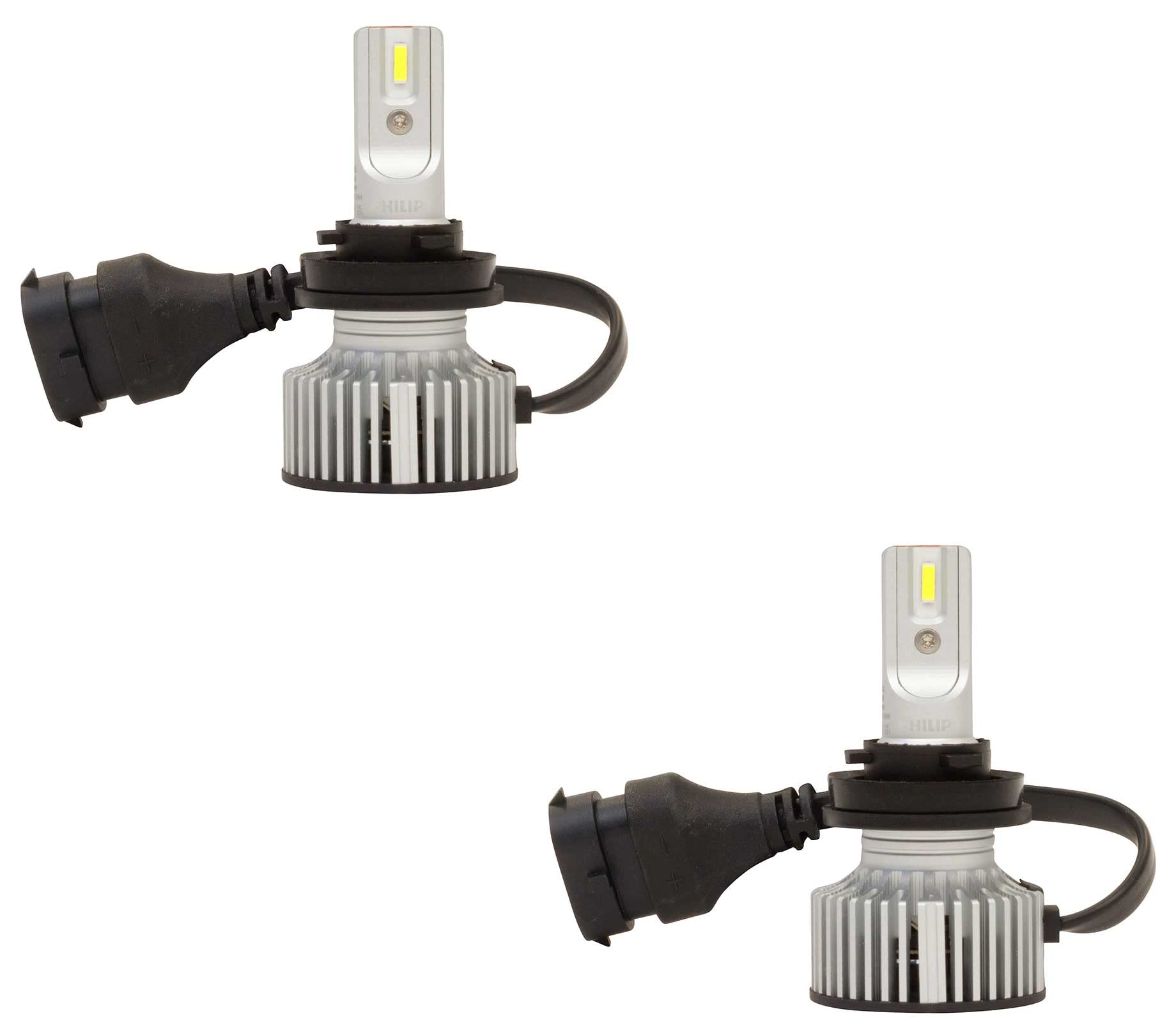 Philips UltinonSport H8/H16 LED Fog Light and Headlight Bulbs, 2 Pack