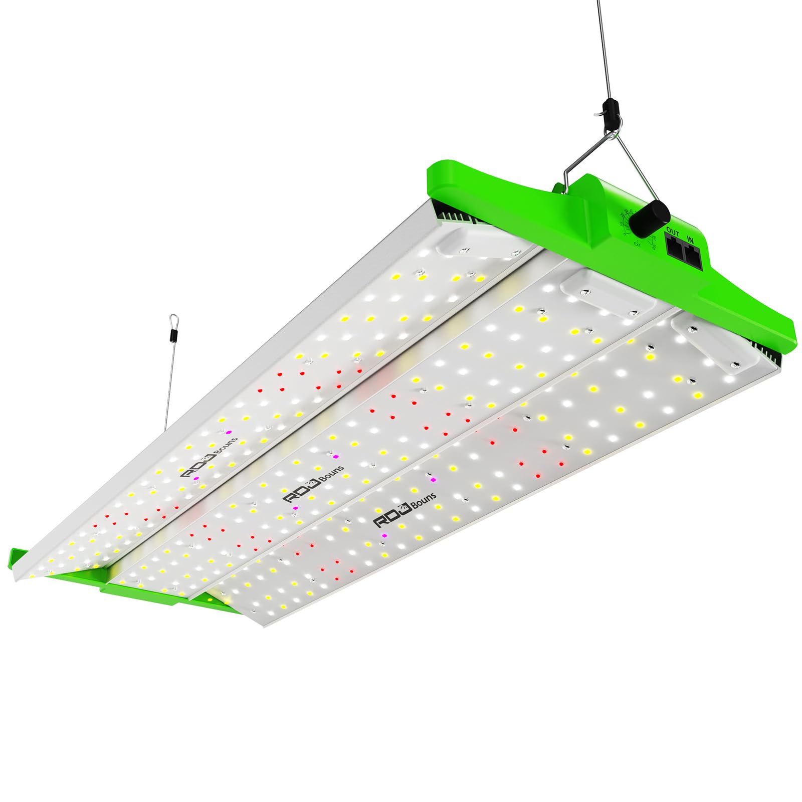 RDJ Bouns 240W Led Grow Light with UV IR  Adjustable Panel Angle  0-100 Dimmable  Daisy Chain  High PPFD Full Spectrum 2x4 Grow Lights Coverage for 4x2 or 4x4 Tents for Indoor Plants
