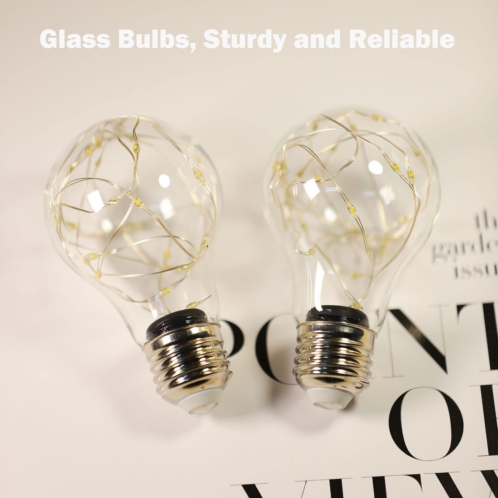 Howorr Decorative Light Bulb, 2W Led Fairy Light Bulbs, 15W Equivalent Cute Light Bulbs For Pendant Light Fixtures, Bedroom, Liv
