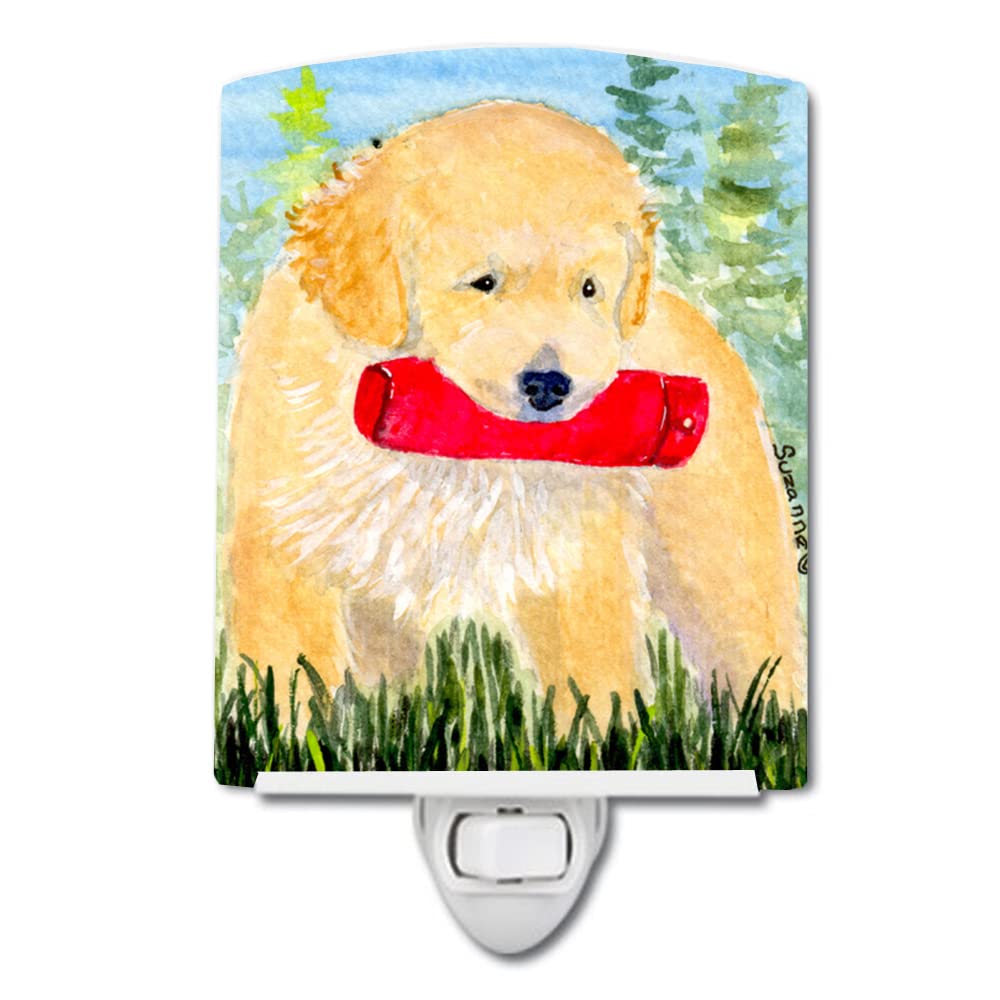 Carolines Treasures Ceramic Night Light, Golden Retriever, UL-Certified, 6x4x3 inches, Model SS8858CNL