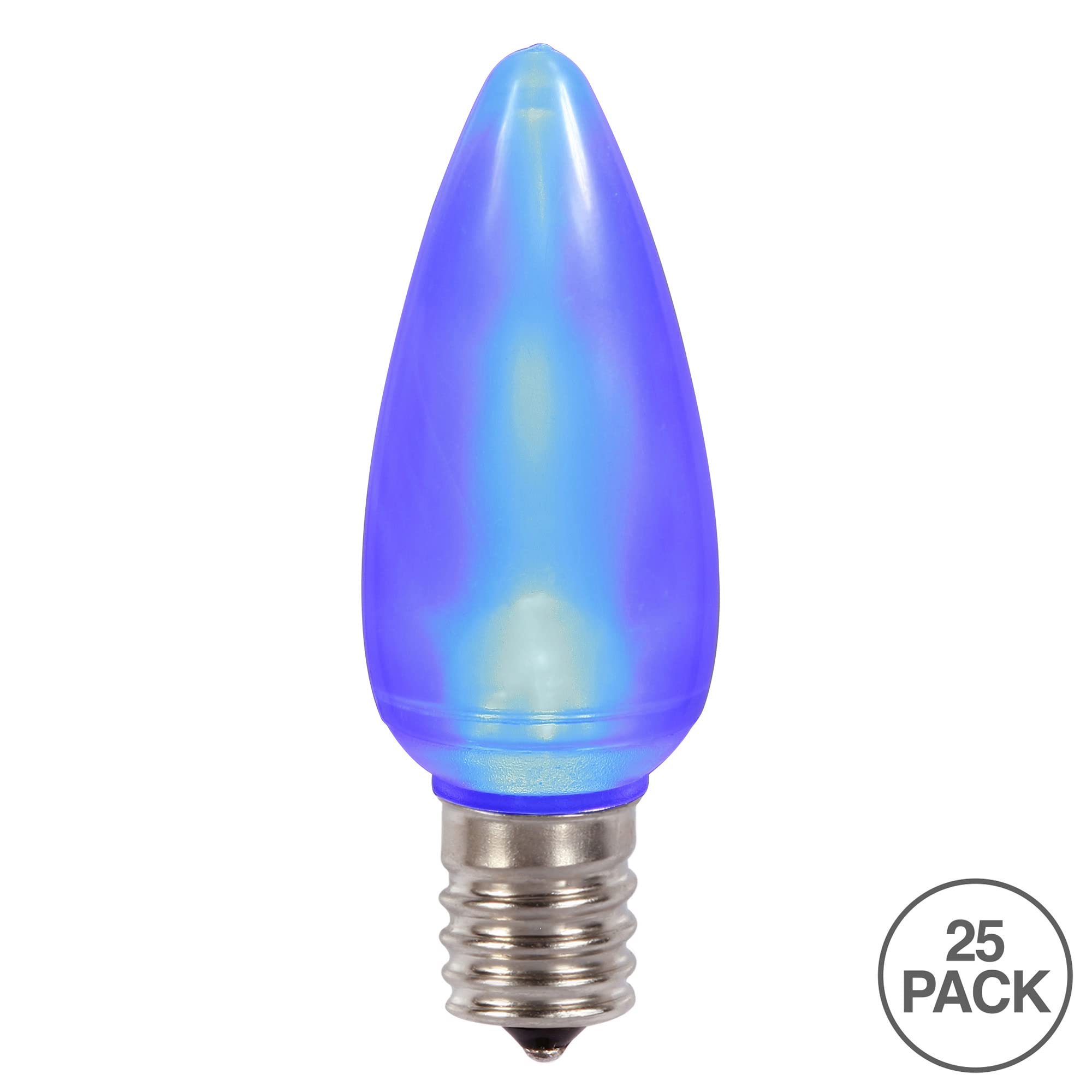 Vickerman C9 Ceramic LED Bulb, Blue, 25-Pack, Model XLEDSC92-25