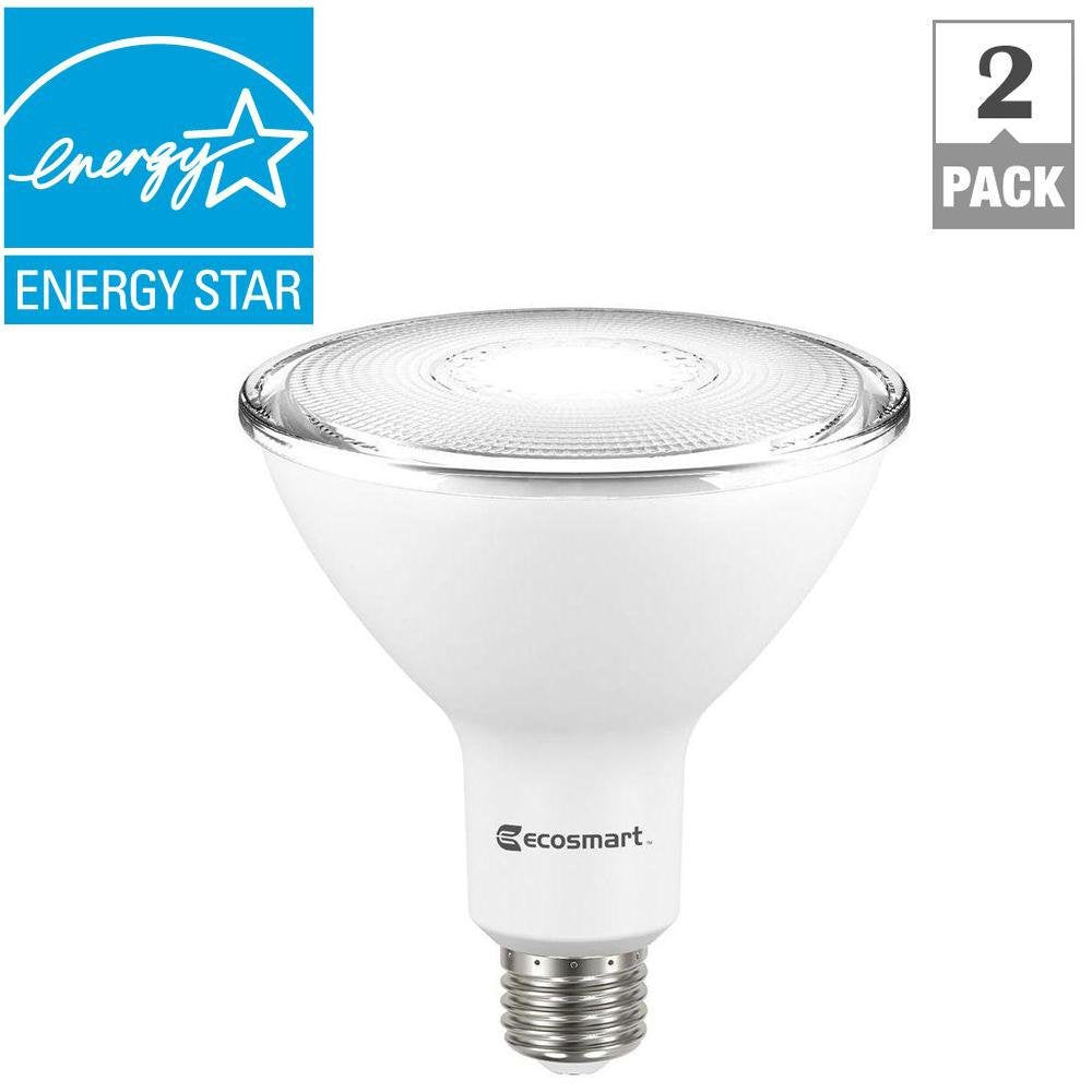 Ecosmart 90W Daylight Par38 Dimmable Led Flood Light Bulb - 2 Pack, Bright White