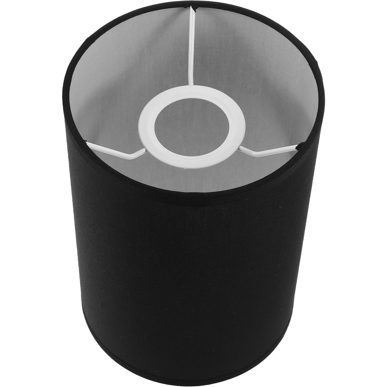 Kichvoe Drum Lamp Shape: Fabric Cylinder Lamp Shades for E27 Bulbs Spider Construction Clip On Light Covers Replacement Pendant 