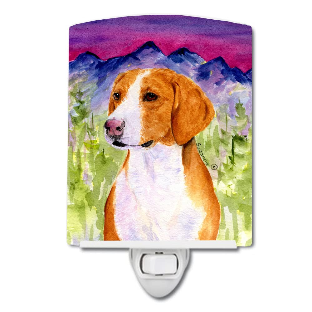 Carolines Treasures Drever Ceramic Night Light, UL-Certified, 6x4x3in, Multicolor, Model SS1020CNL