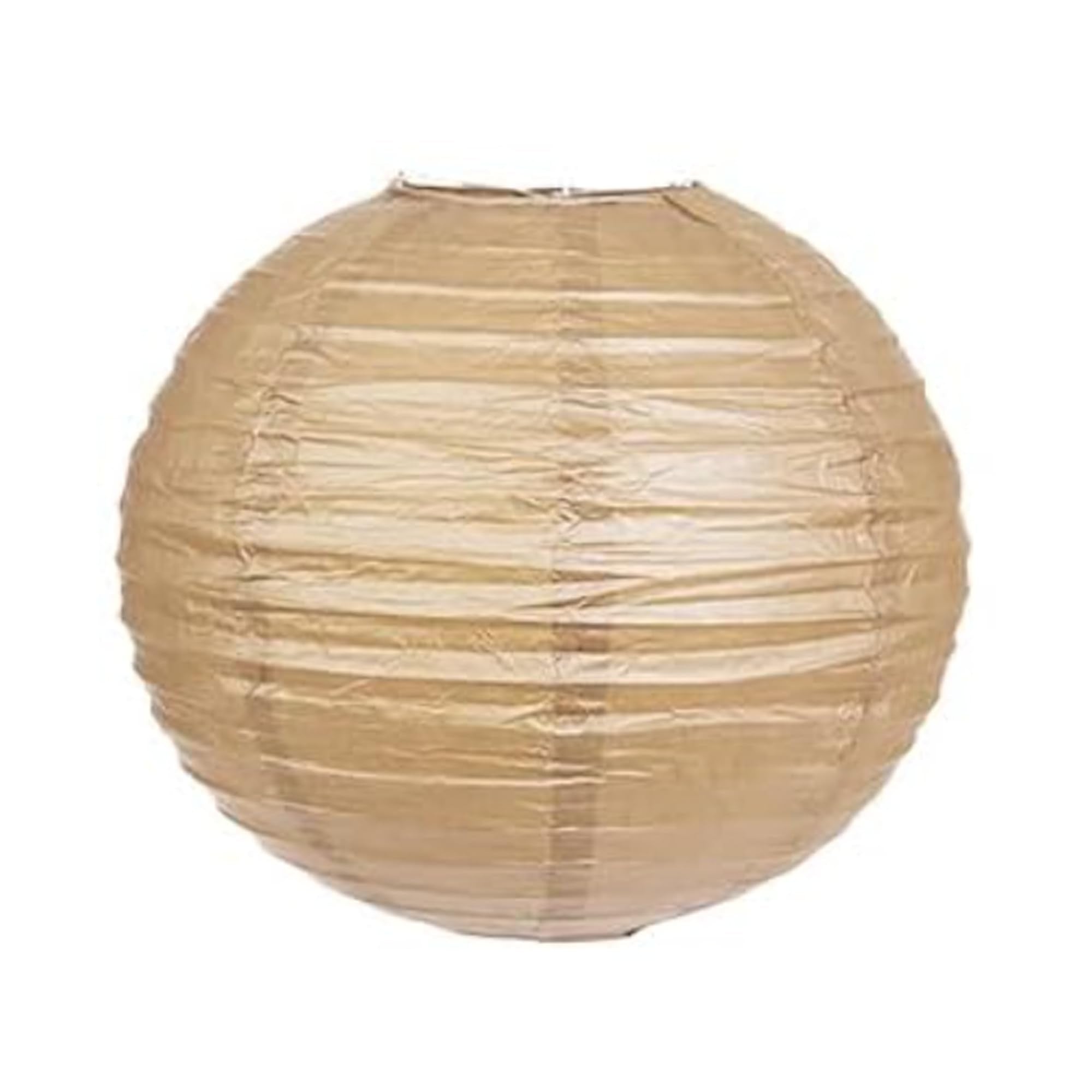 Mudra Crafts Paper Lanterns - 12 Inch Round Kraft Decorative Hanging Lanterns for Weddings and Parties