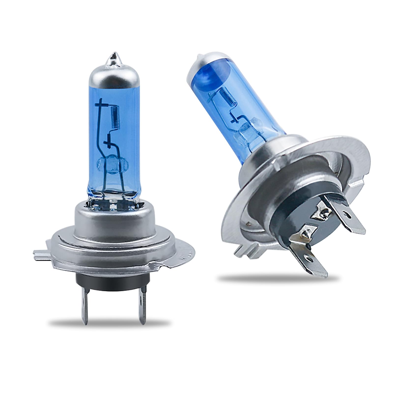 GKmow H7 Car Halogen Bulbs, 12V 100W Low Beam, 2 PCS, Universal Fit, White