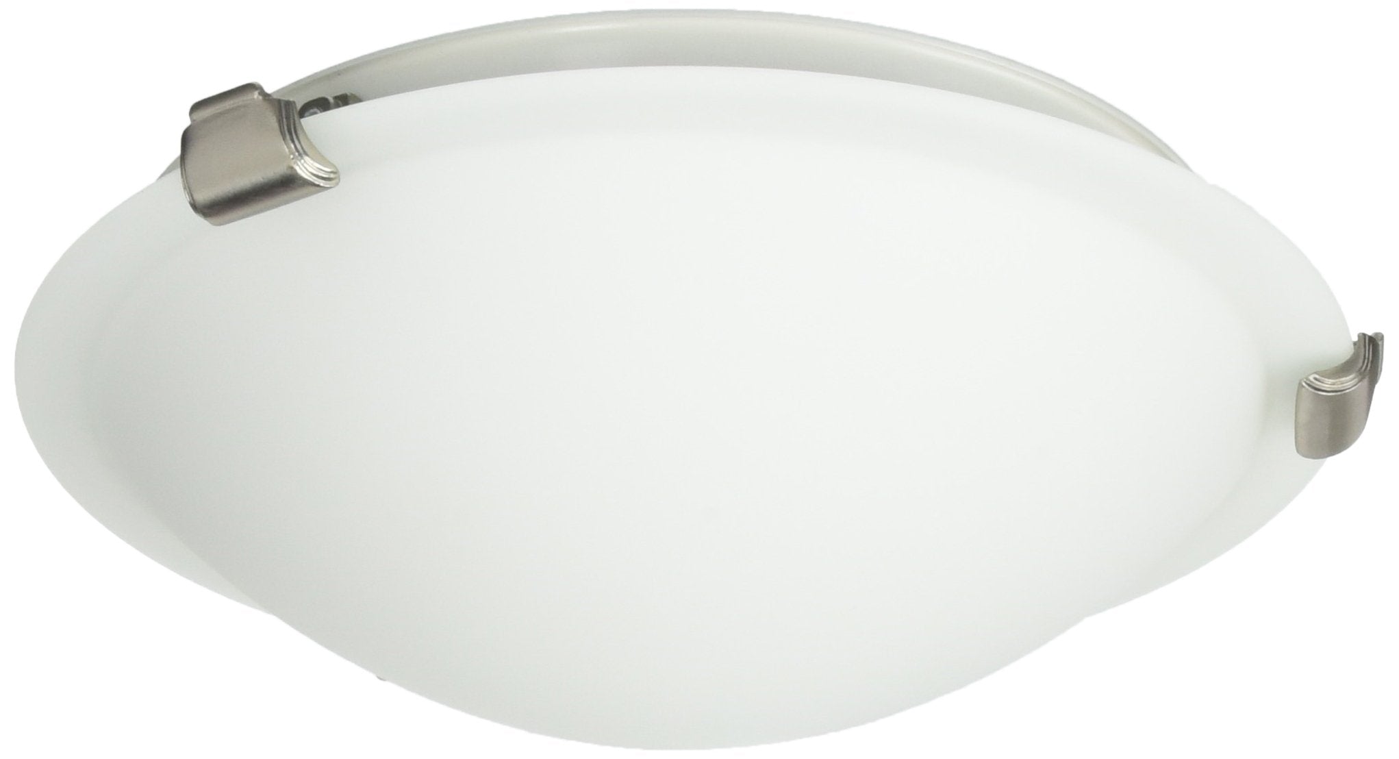 Artcraft Lighting Clip Flush Small Round Flush Mount Light, Brushed Nickel
