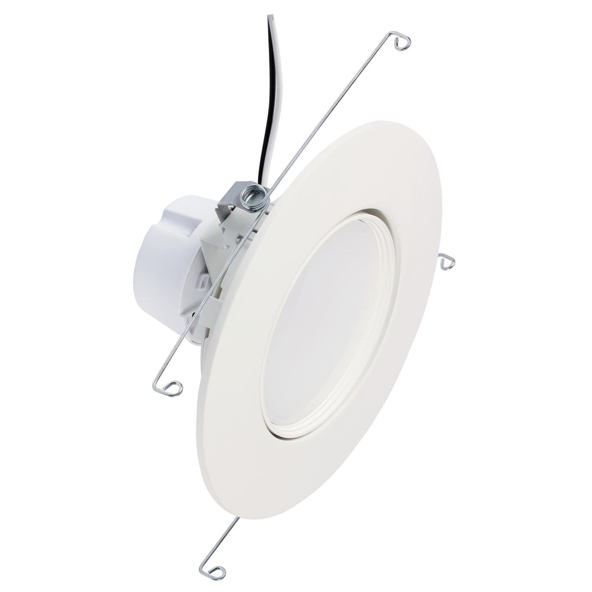 Westinghouse 5085000 Dimmable LED Downlight 80W Equivalent, 6-Inch, White Trim, 1 Count, Energy Star