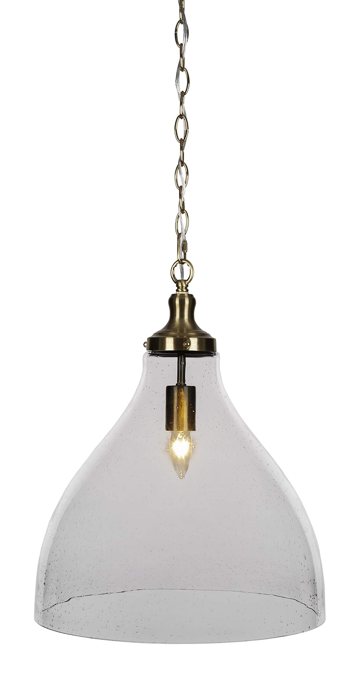 Juno 1 Light Pendant in New Age Brass (97-NAB-4740)