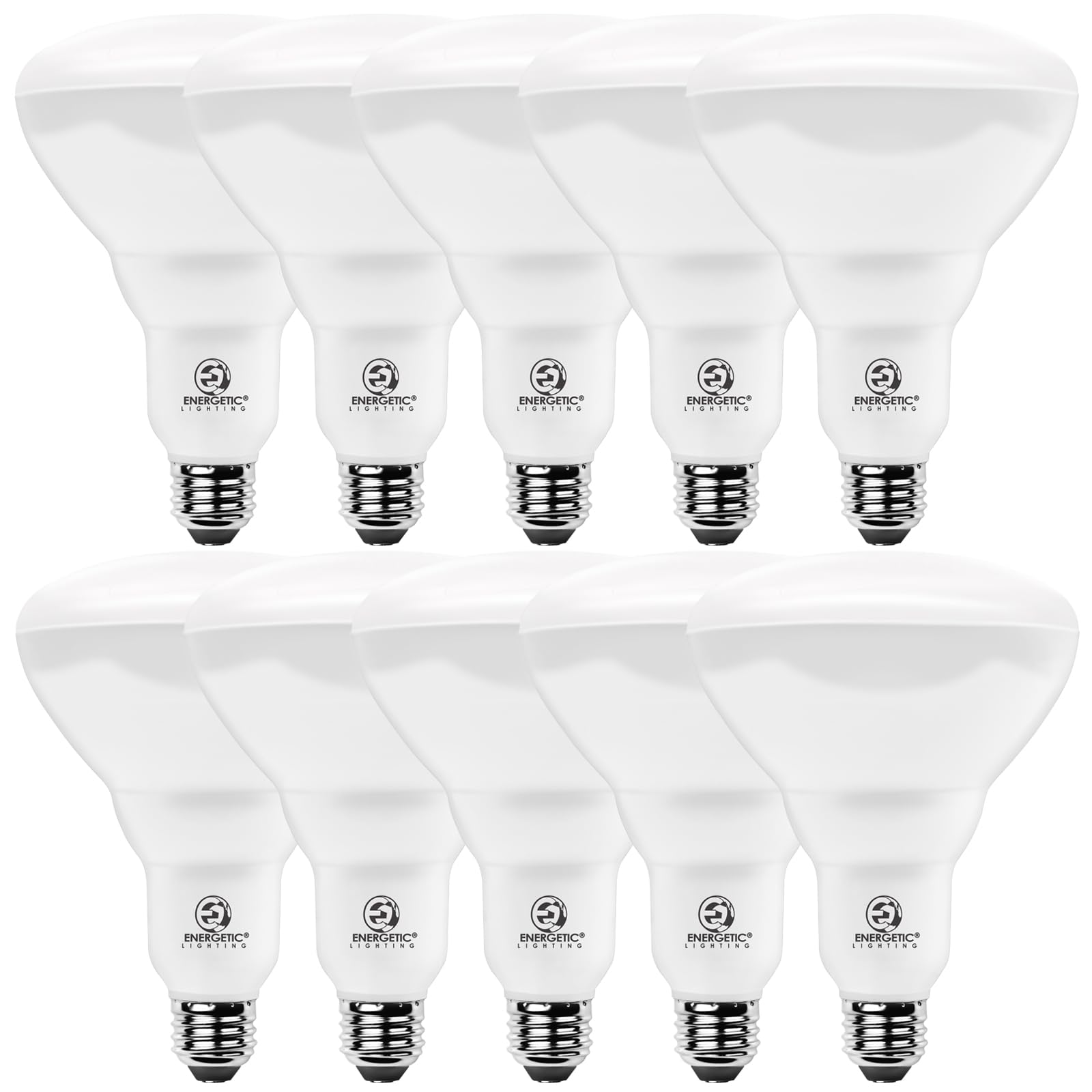 Energetic Br40 Led Light Bulbs, Indoor Flood Light, Dimmable, 5000K Daylight, 110W Equivalent, 1600Lm, E26 Base, Recessed Can Li