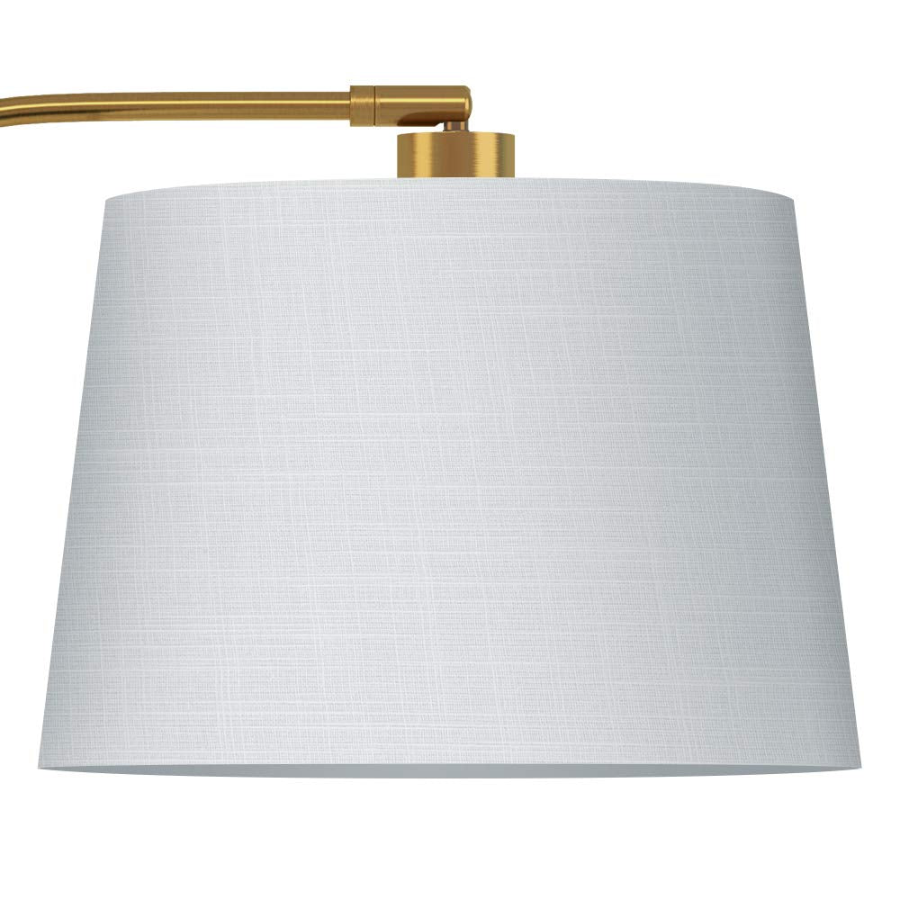 Oneach 62" Gold Arc Floor Lamp - Vintage Mid-Century Modern Metal Reading Light for Living Rooms, Bedrooms, and Offices - Model AMZ-F2015-GL
