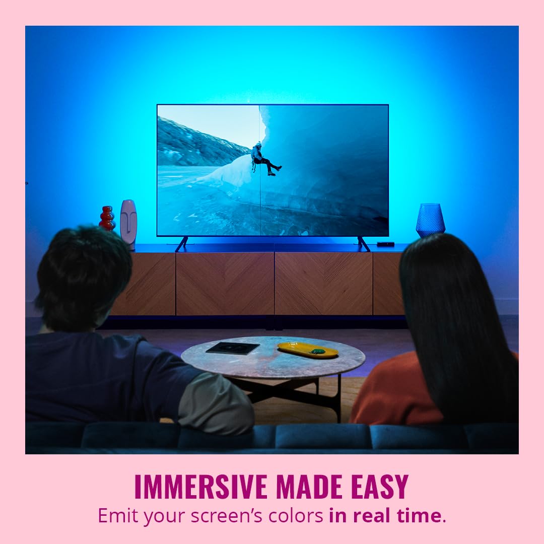 WiZ Connected HDMI Sync Box - 4K 60Hz with TV Backlight for 75-85 Inch TVs - Multicolor - Model 640078