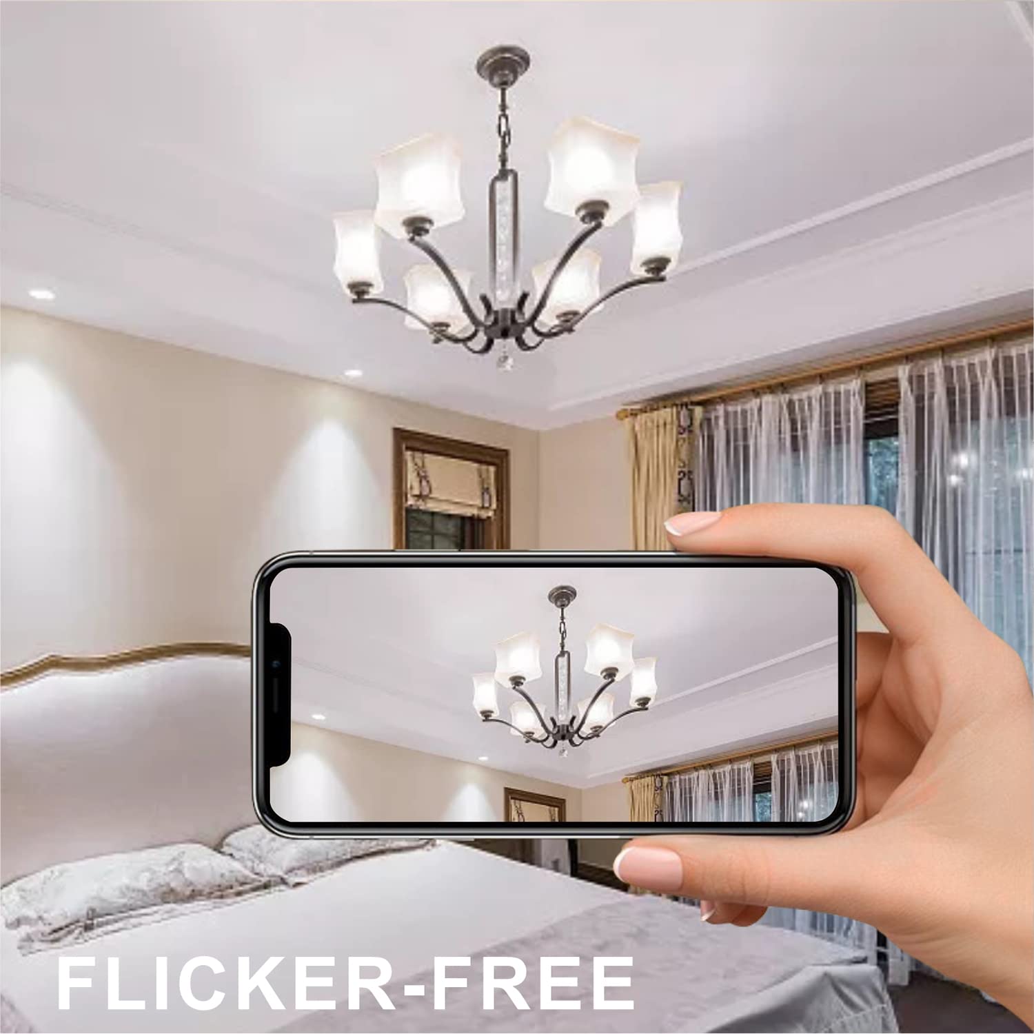 Aiplamp G9 Led Light Bulb Daylight White Dimmable 4W 6000K,Equivalent To 25W 30W 40W Halogen Light, 450Lm 100-120V Ac,No Strobe,