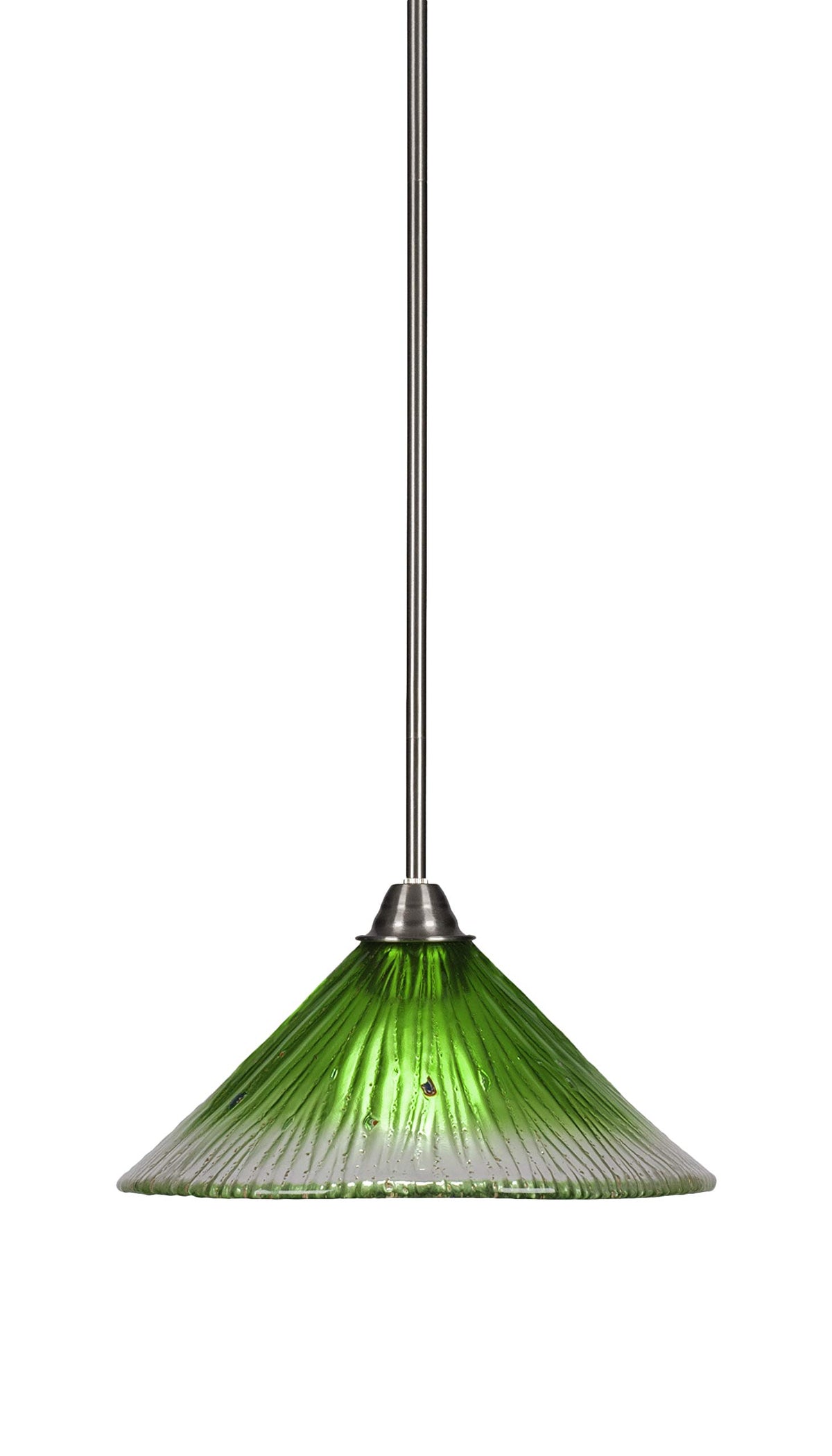 Toltec Lighting Paramount 1 Light Pendant in Brushed Nickel (3401-BN-447)
